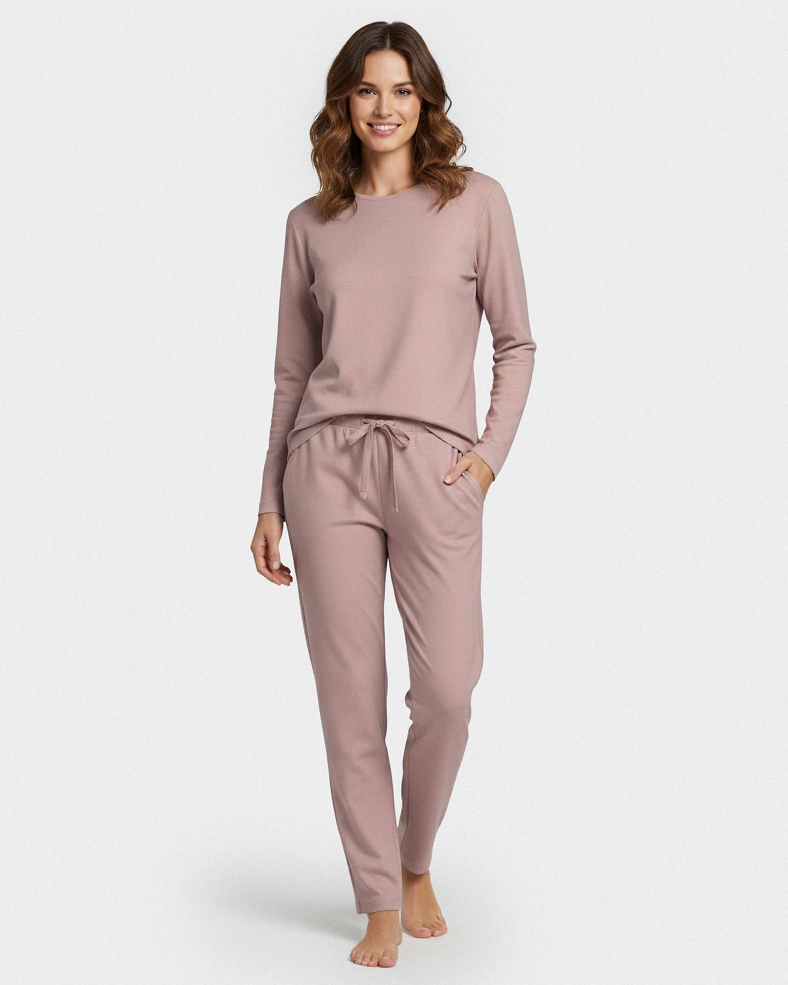 Lyocell long-sleeved pyjamas