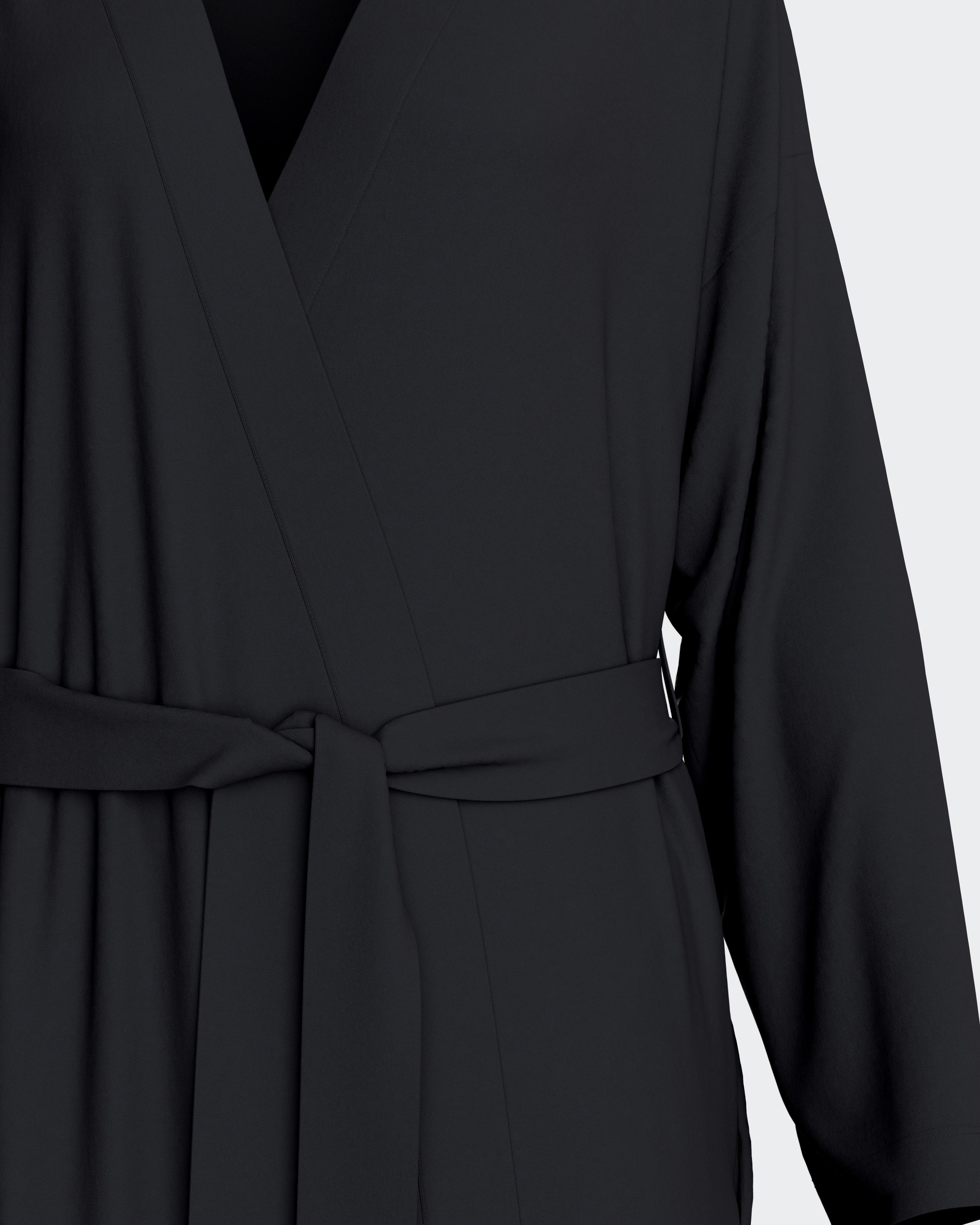Kimono-style robe in Lyocell