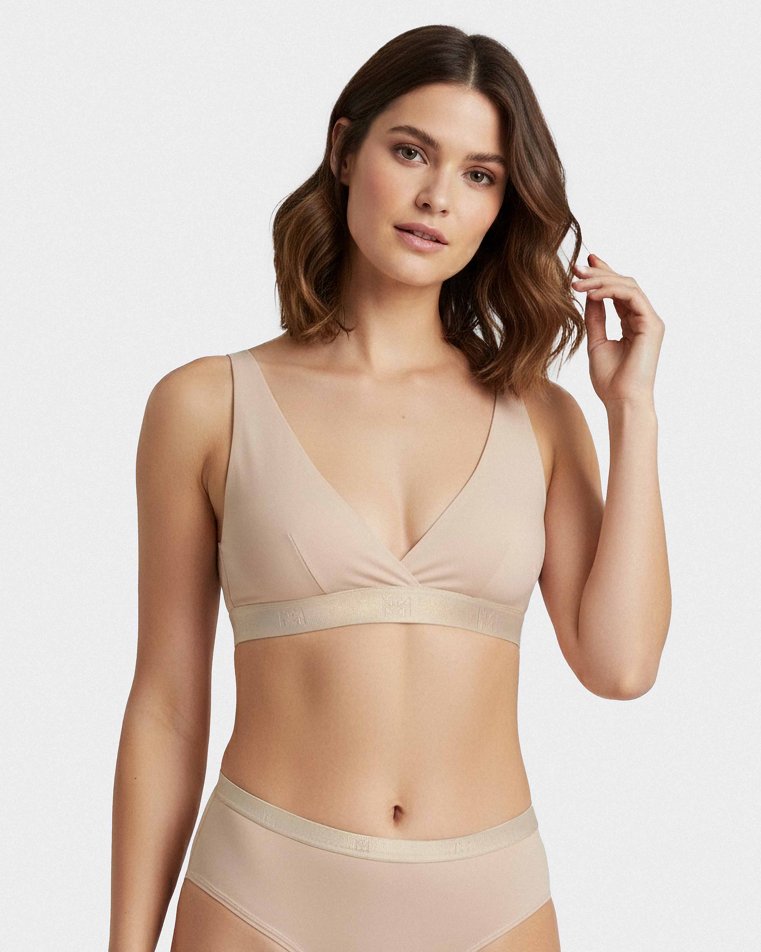 Triangular bra in Lyocell