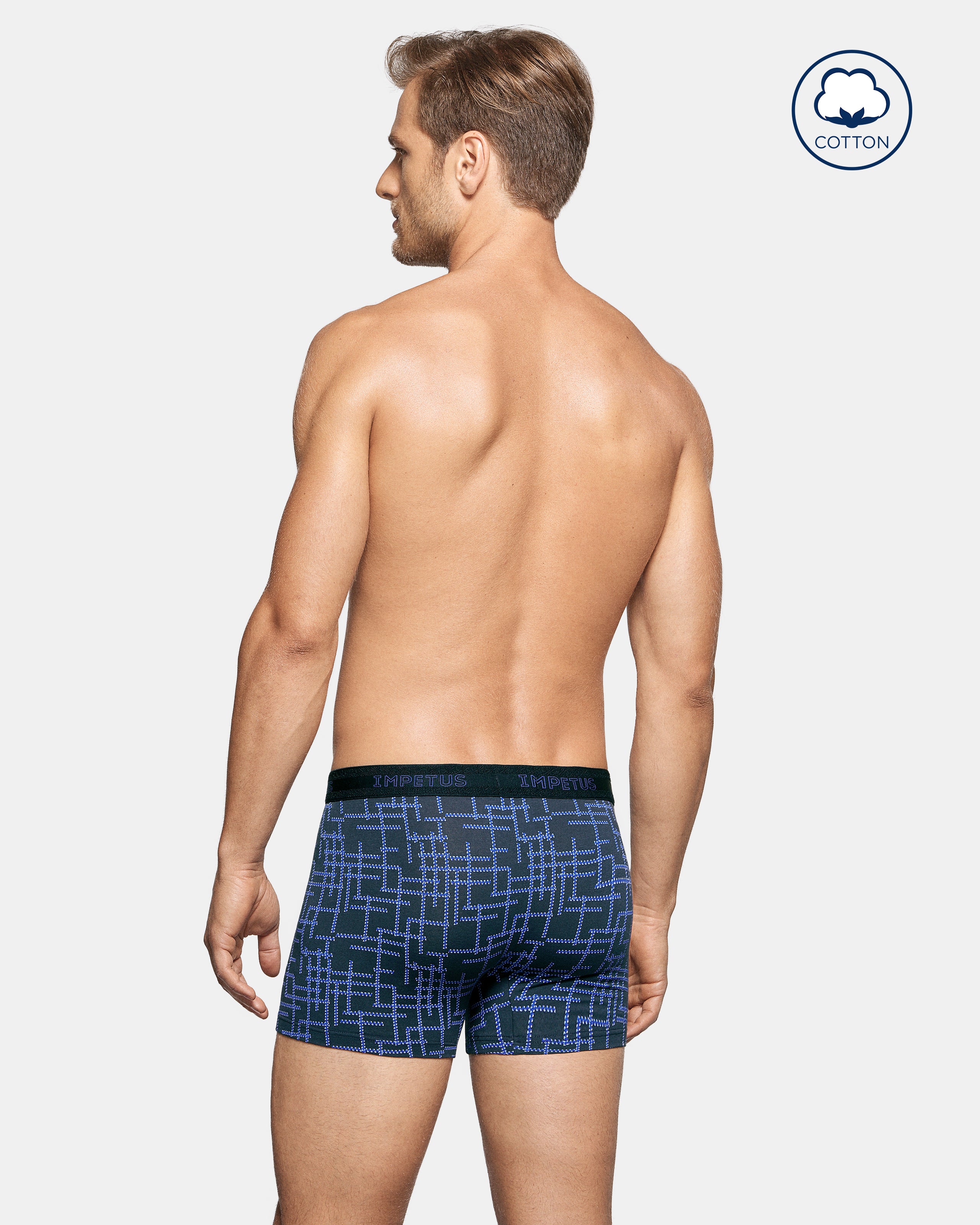 Boxer labyrinth print - G56