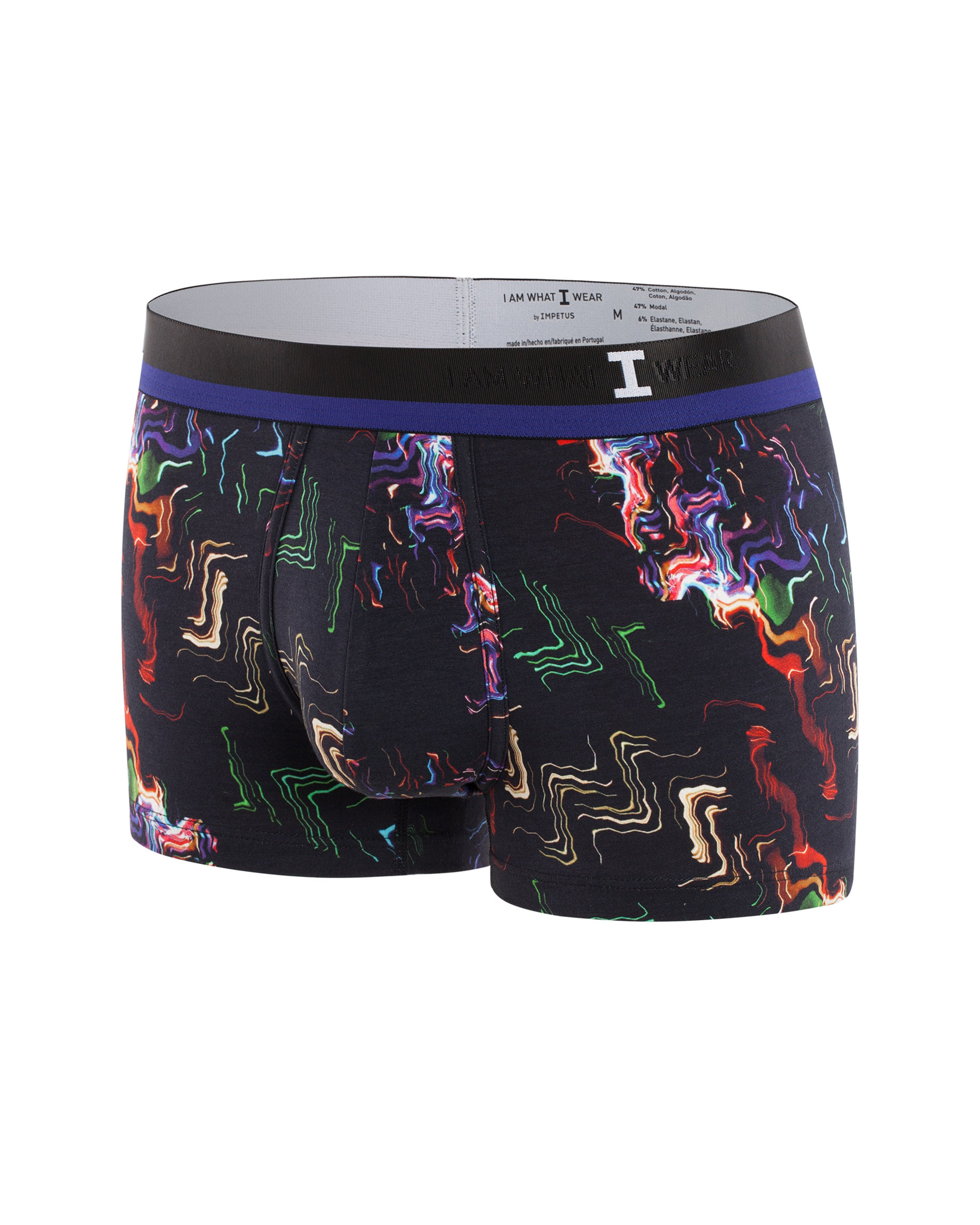 Boxer ceinture elastiquée bicolor