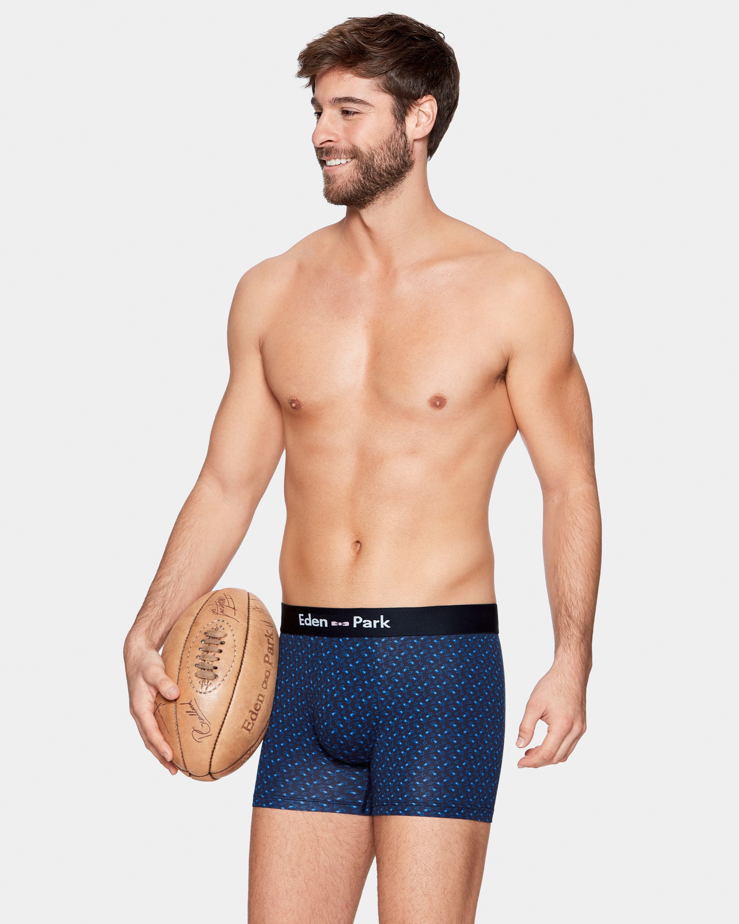 Printed man's boxer in Cotton