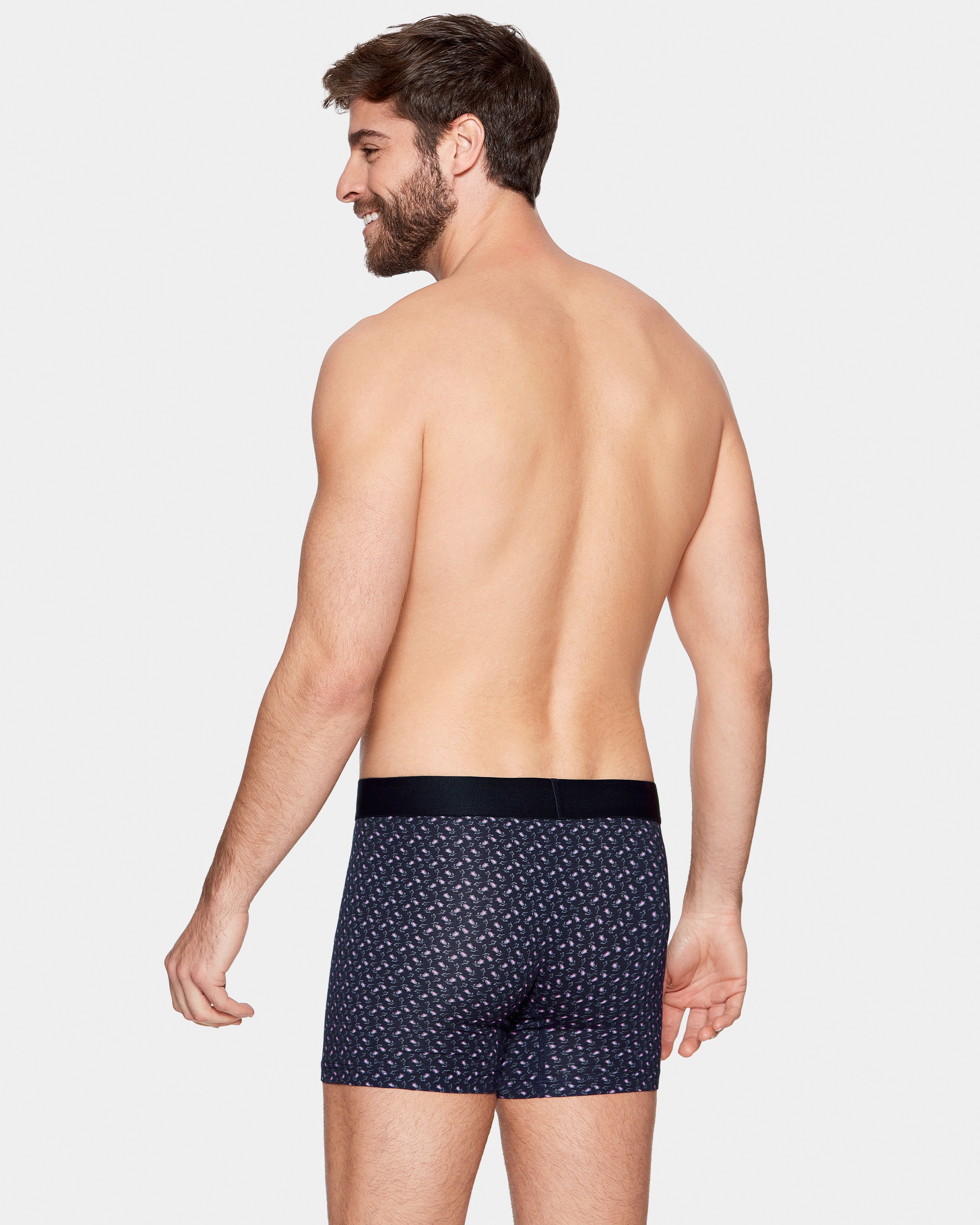 Printed man's boxer in Cotton