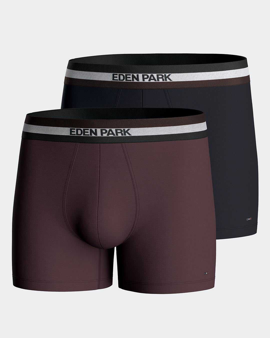 Pack 2 Boxers lisos Eden Park