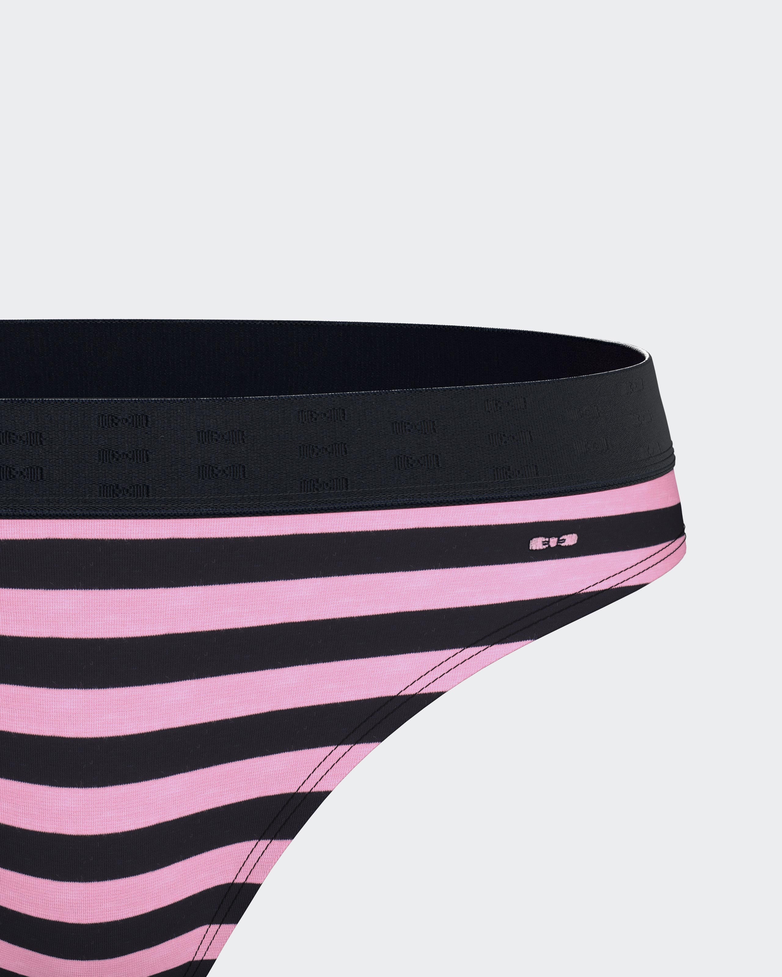 Tanga às riscas em Algodão