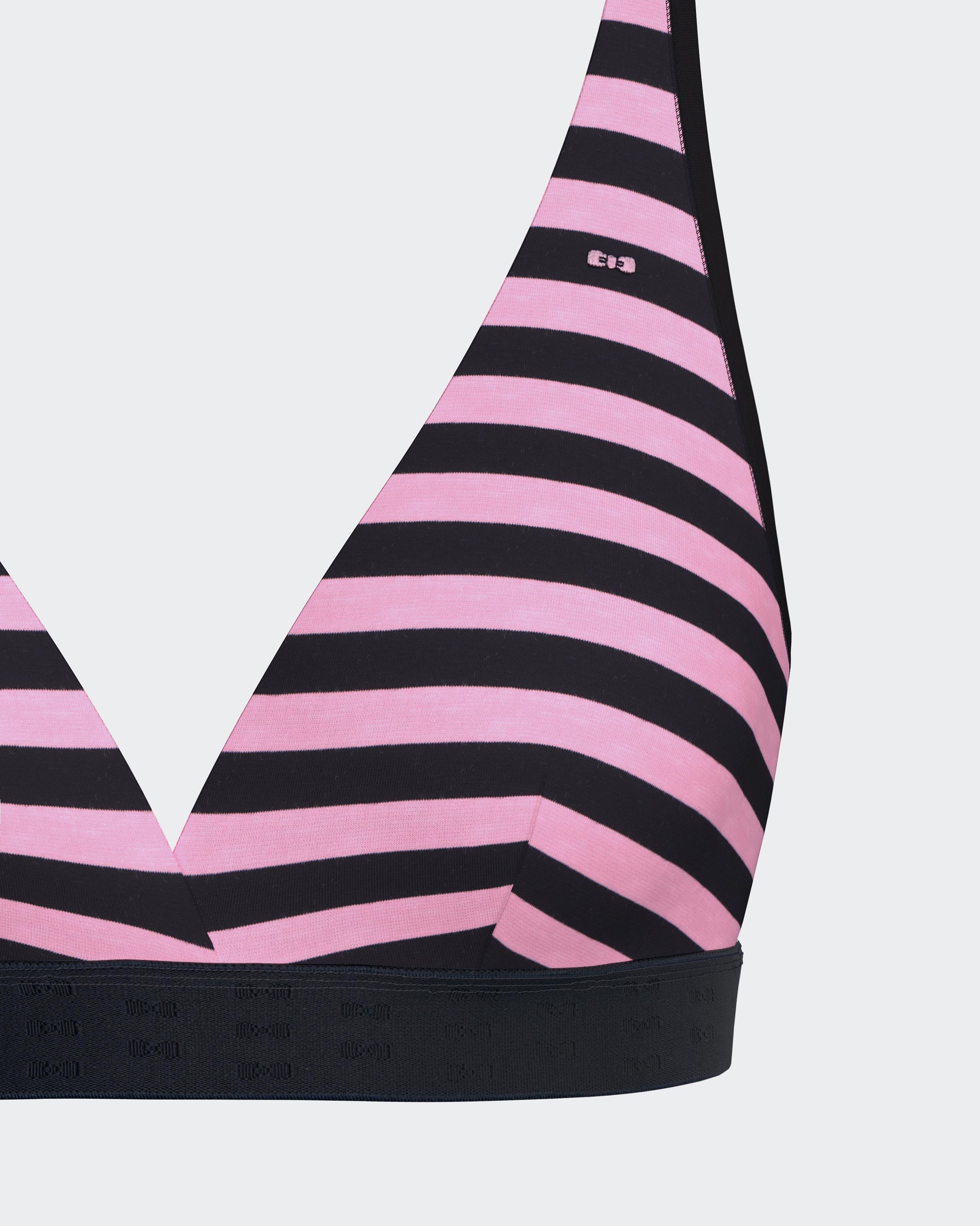Striped bra in Cotton