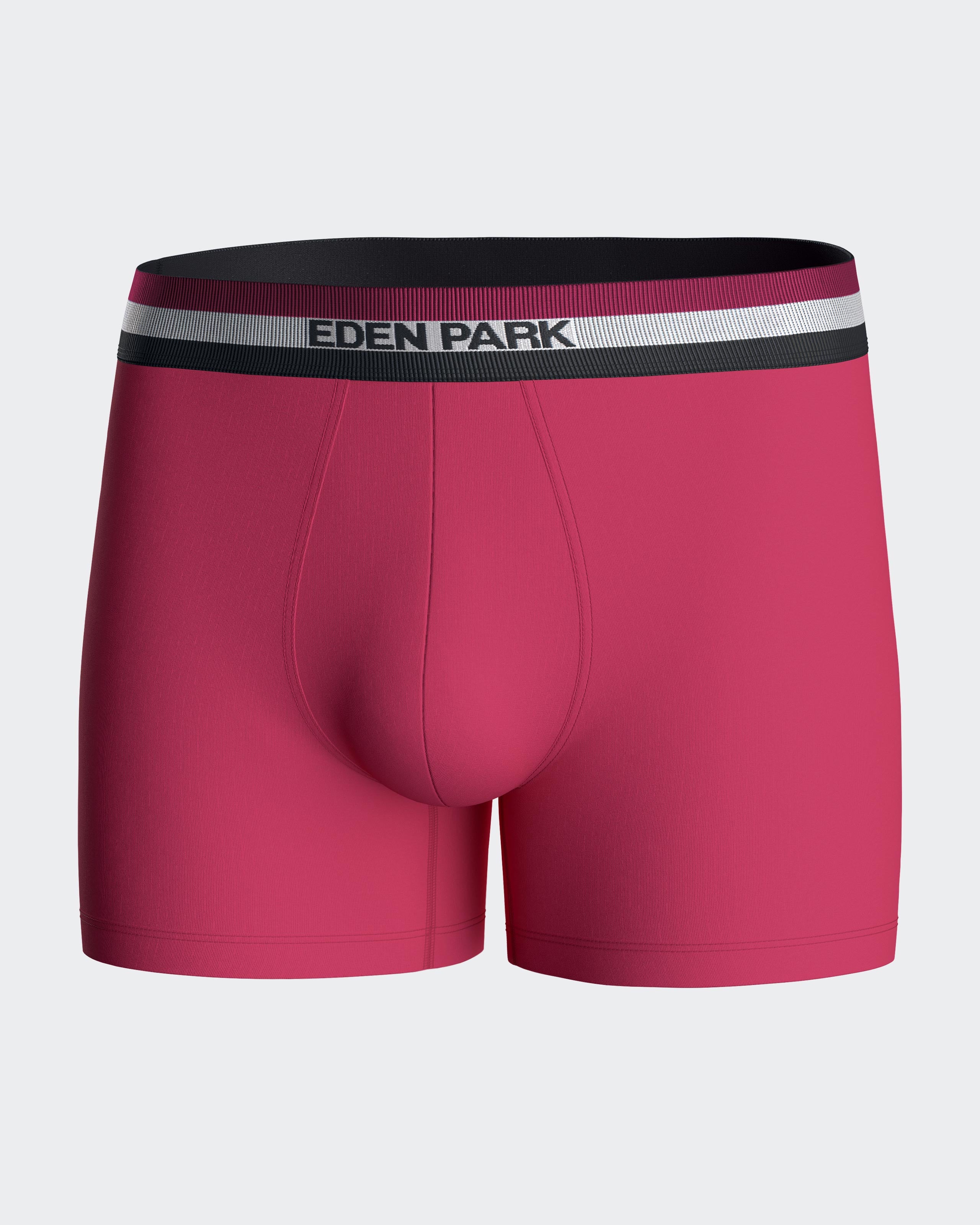 Lot de 2 boxers unis en coton