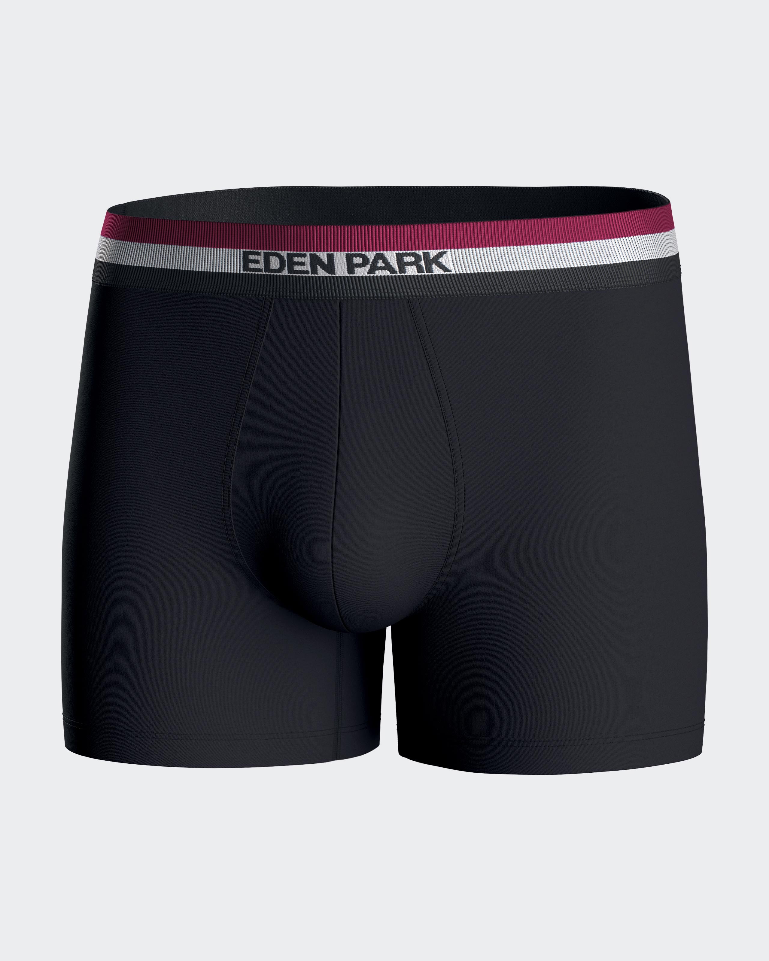 Lot de 2 boxers unis en coton