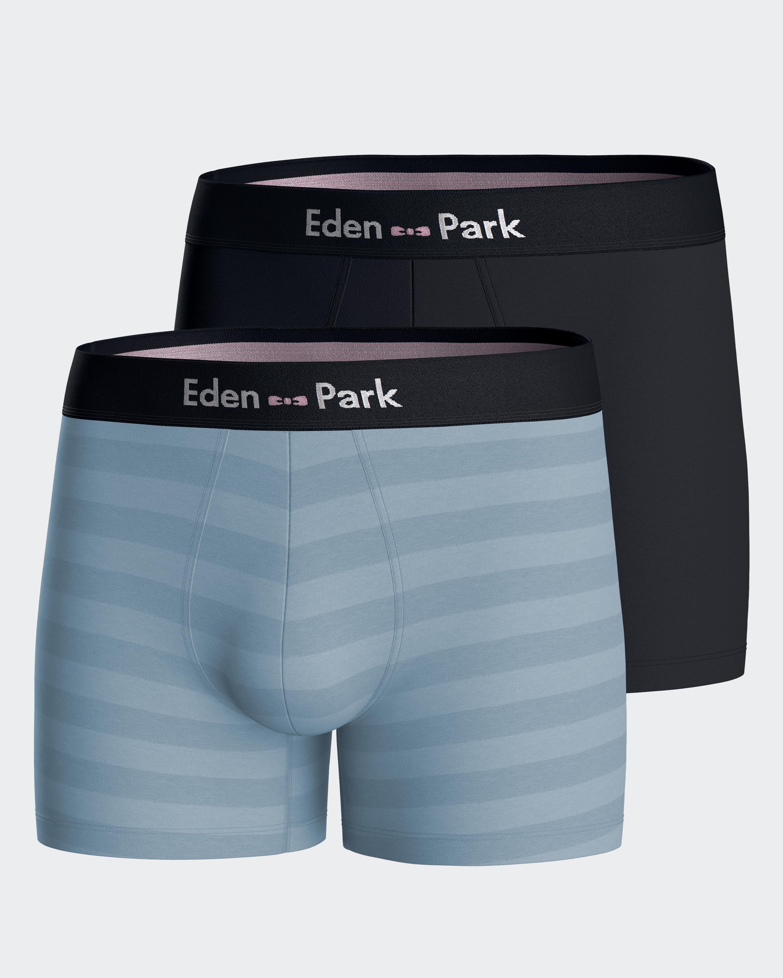 Pack 2 plain boxers Eden Park
