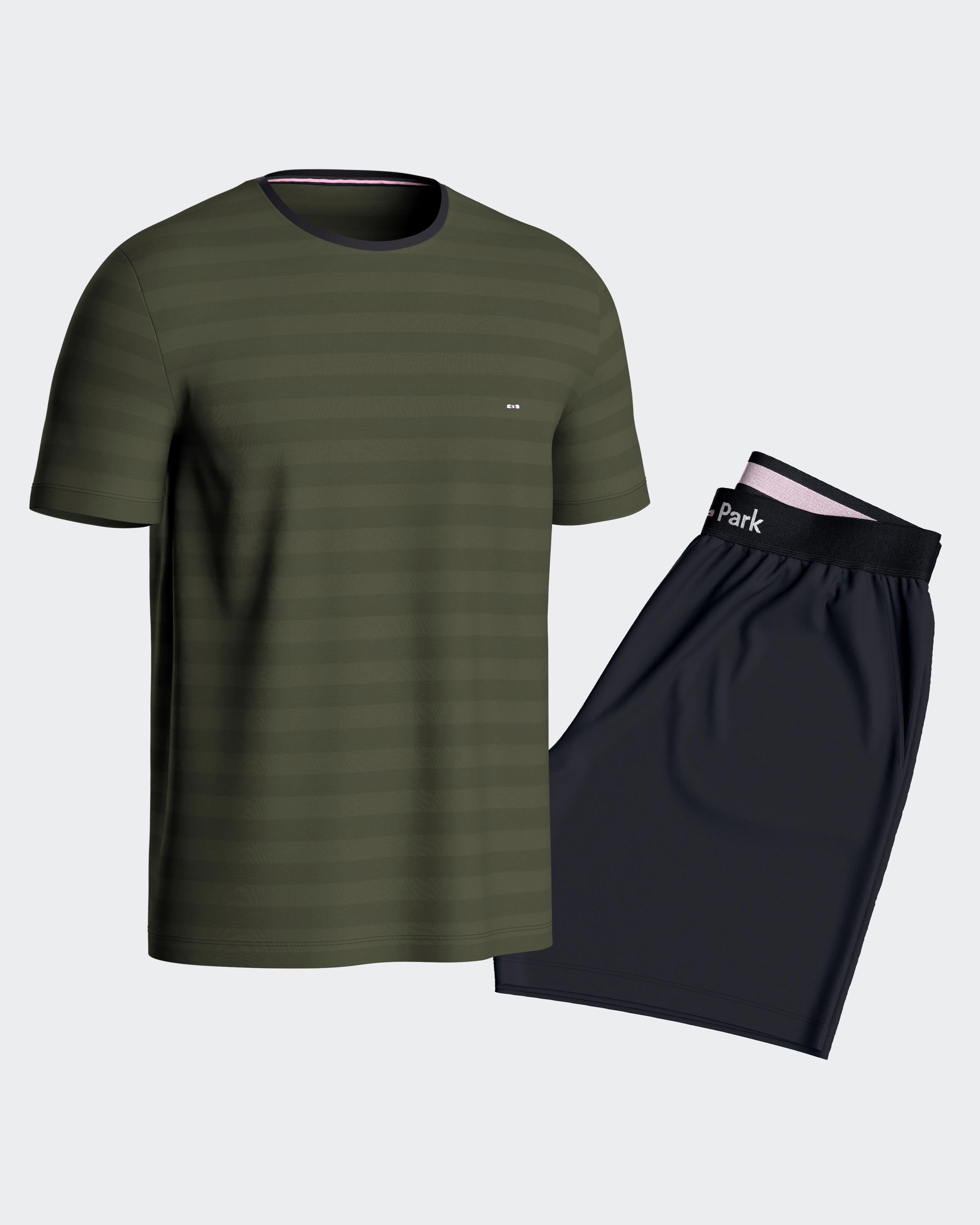 Short striped pyjama Eden Park