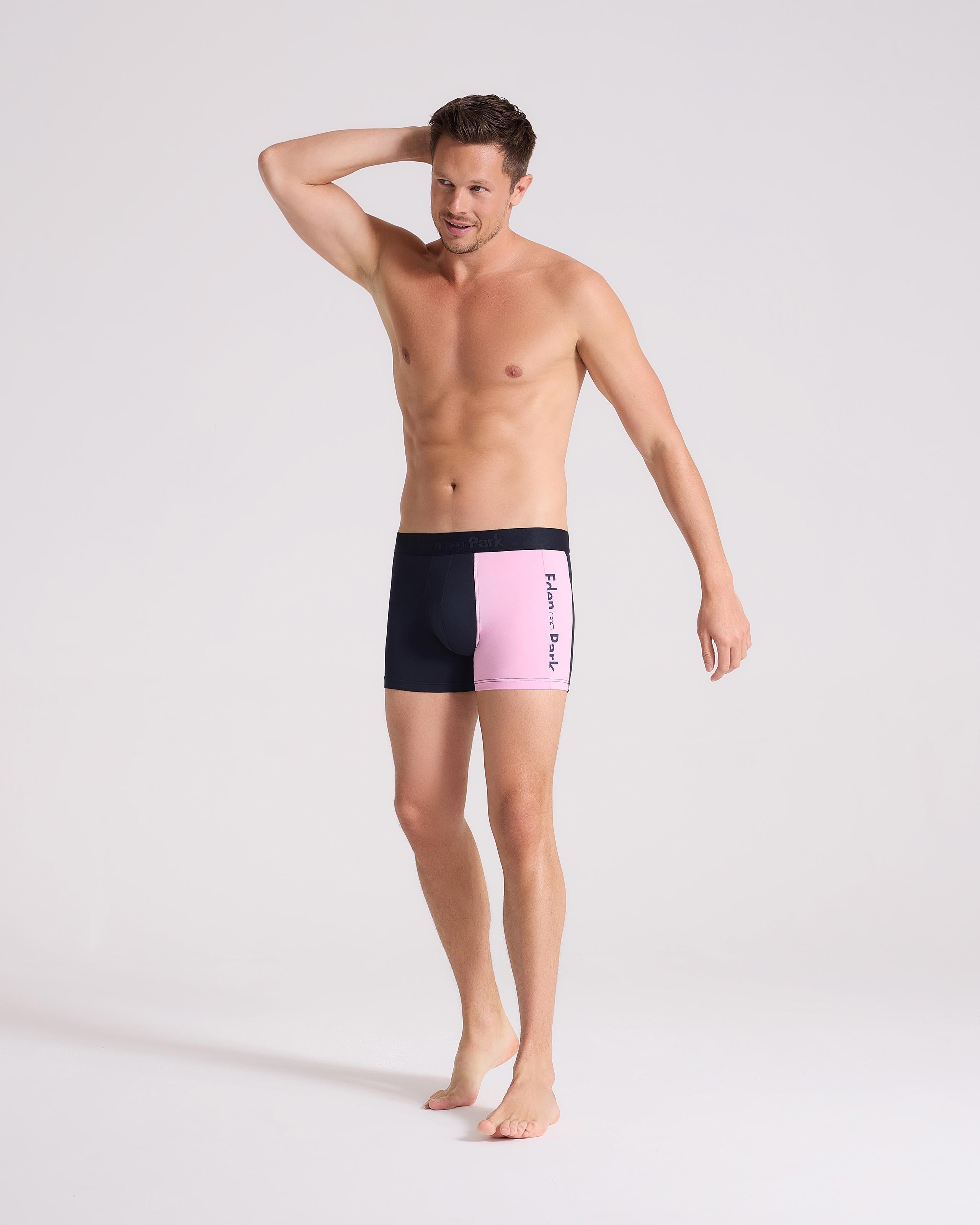 Boxer imprimé en coton