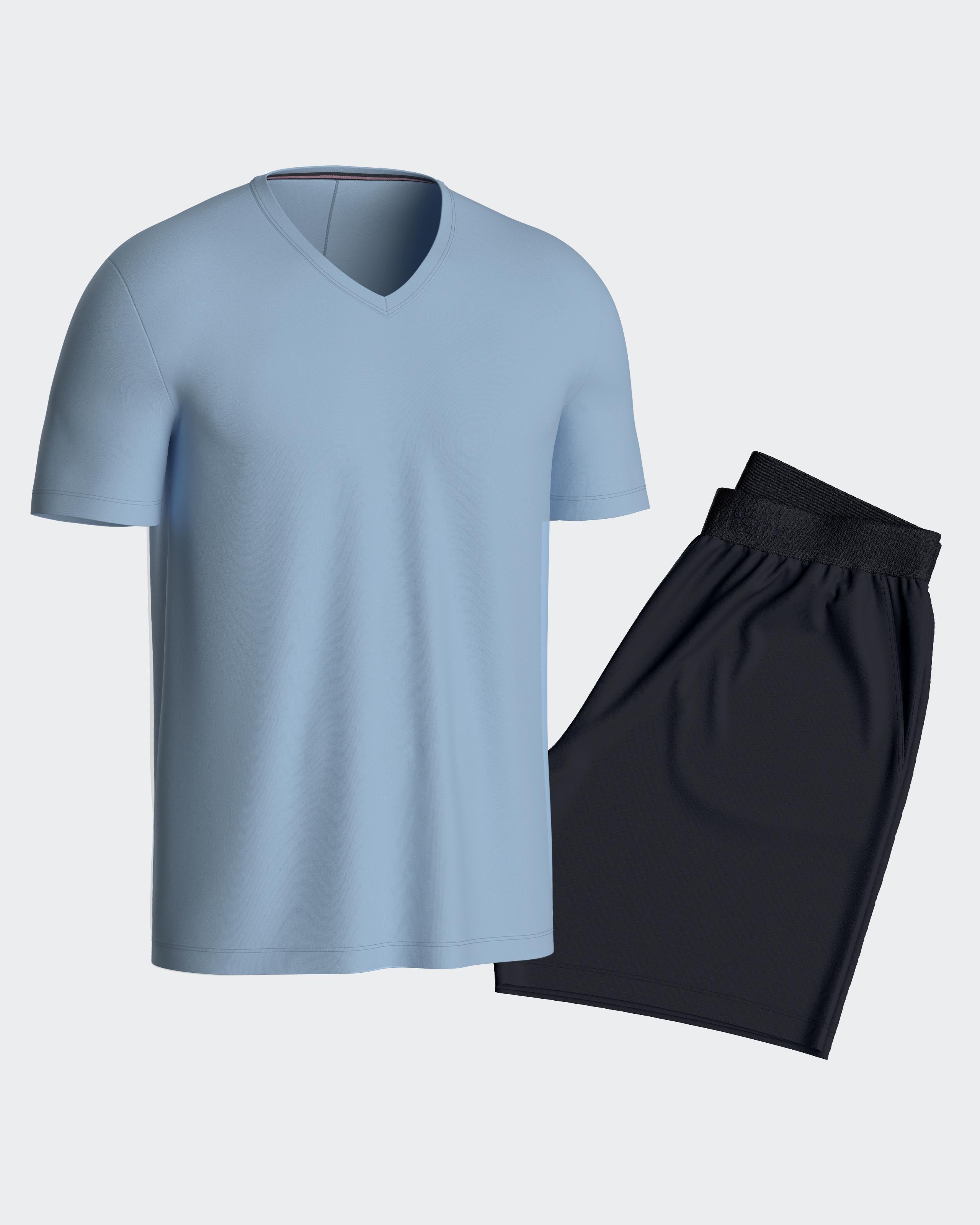 Pyjama avec logo au dos en coton