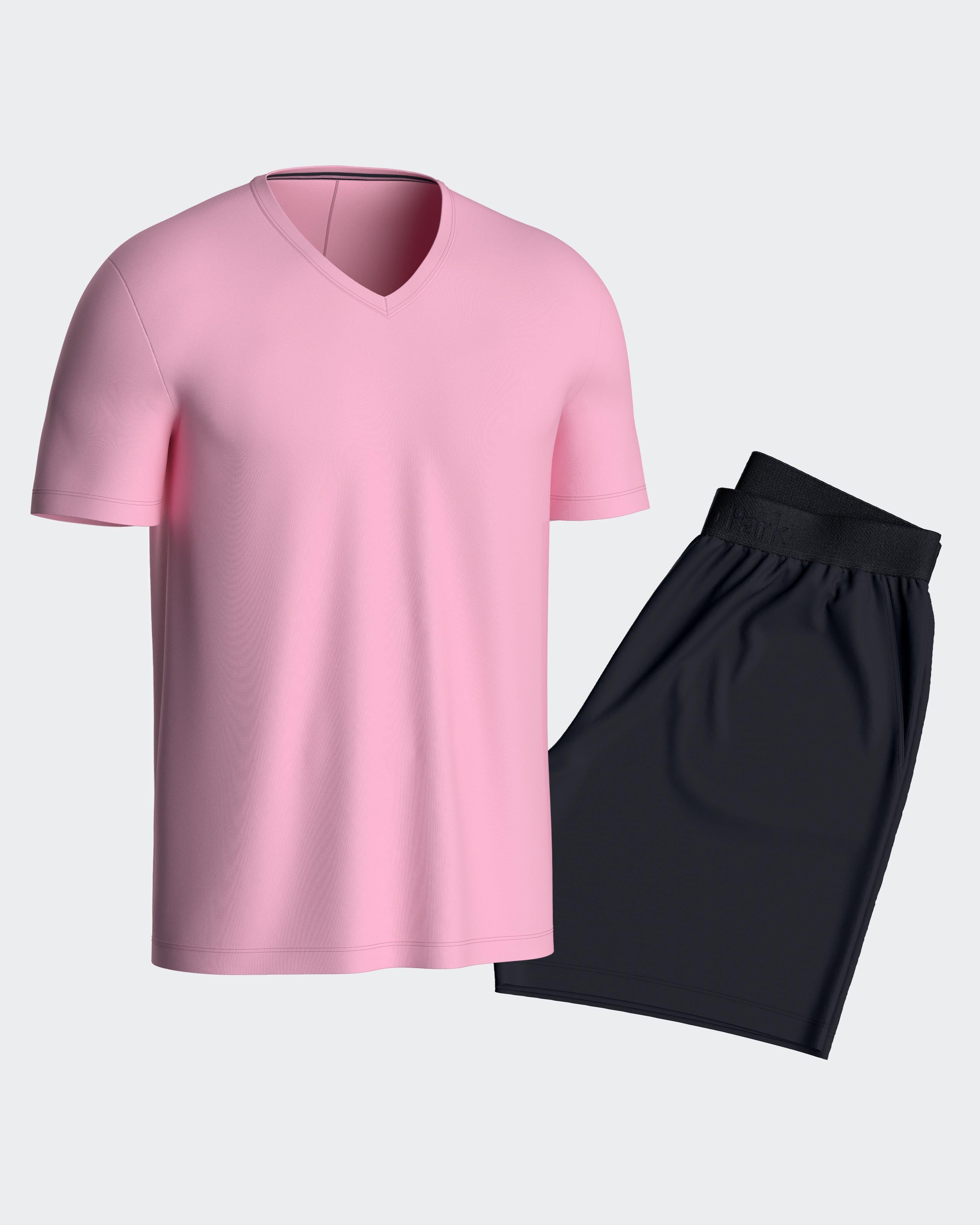 Pyjama avec logo au dos en coton