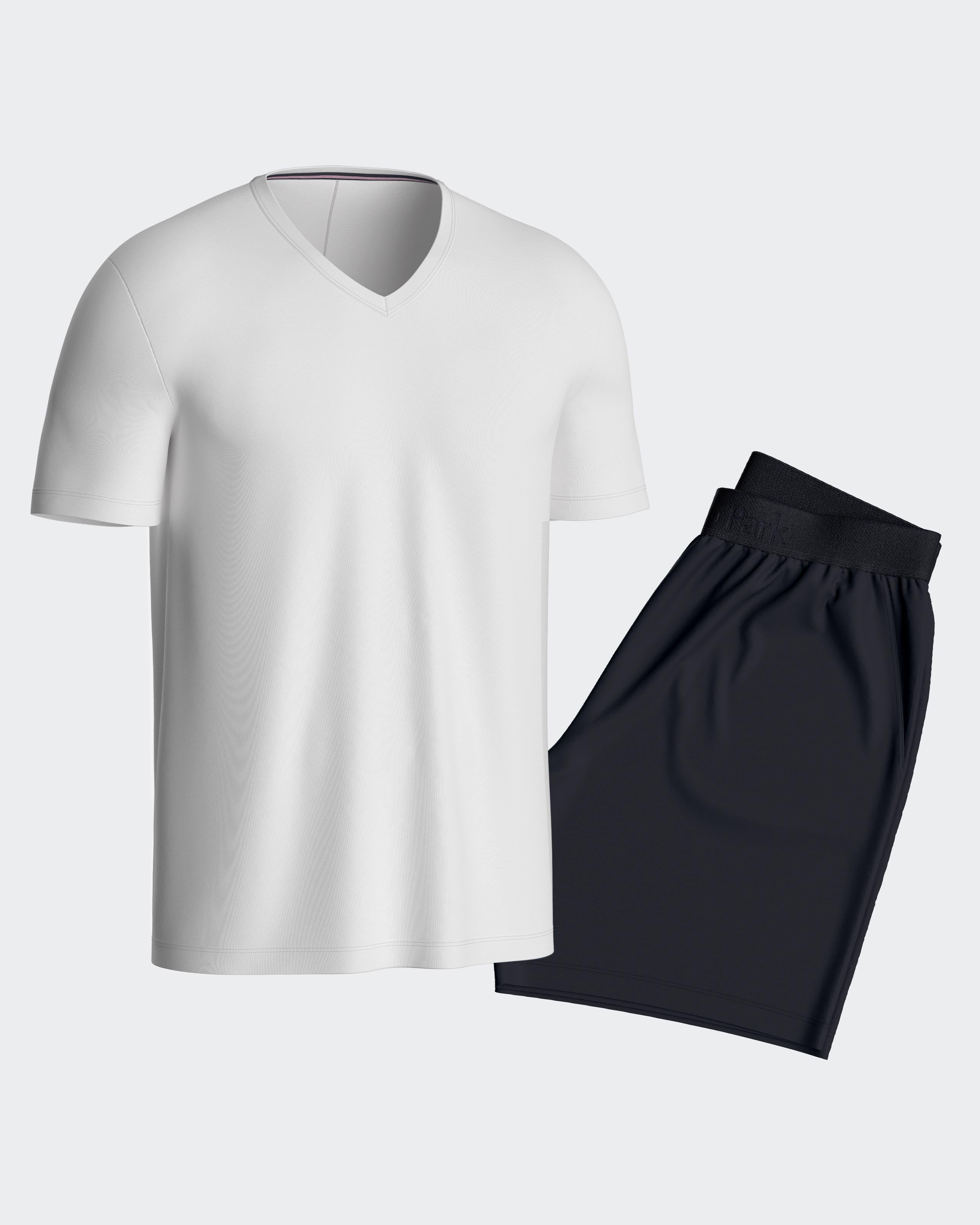 Pyjama avec logo au dos en coton