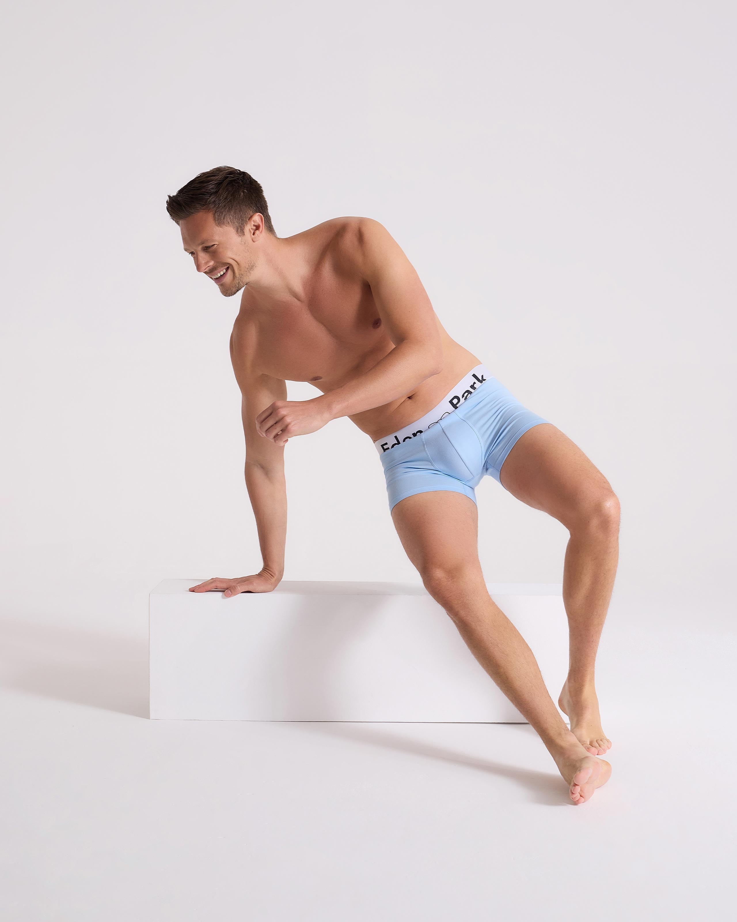 Plain boxer logo Eden Park