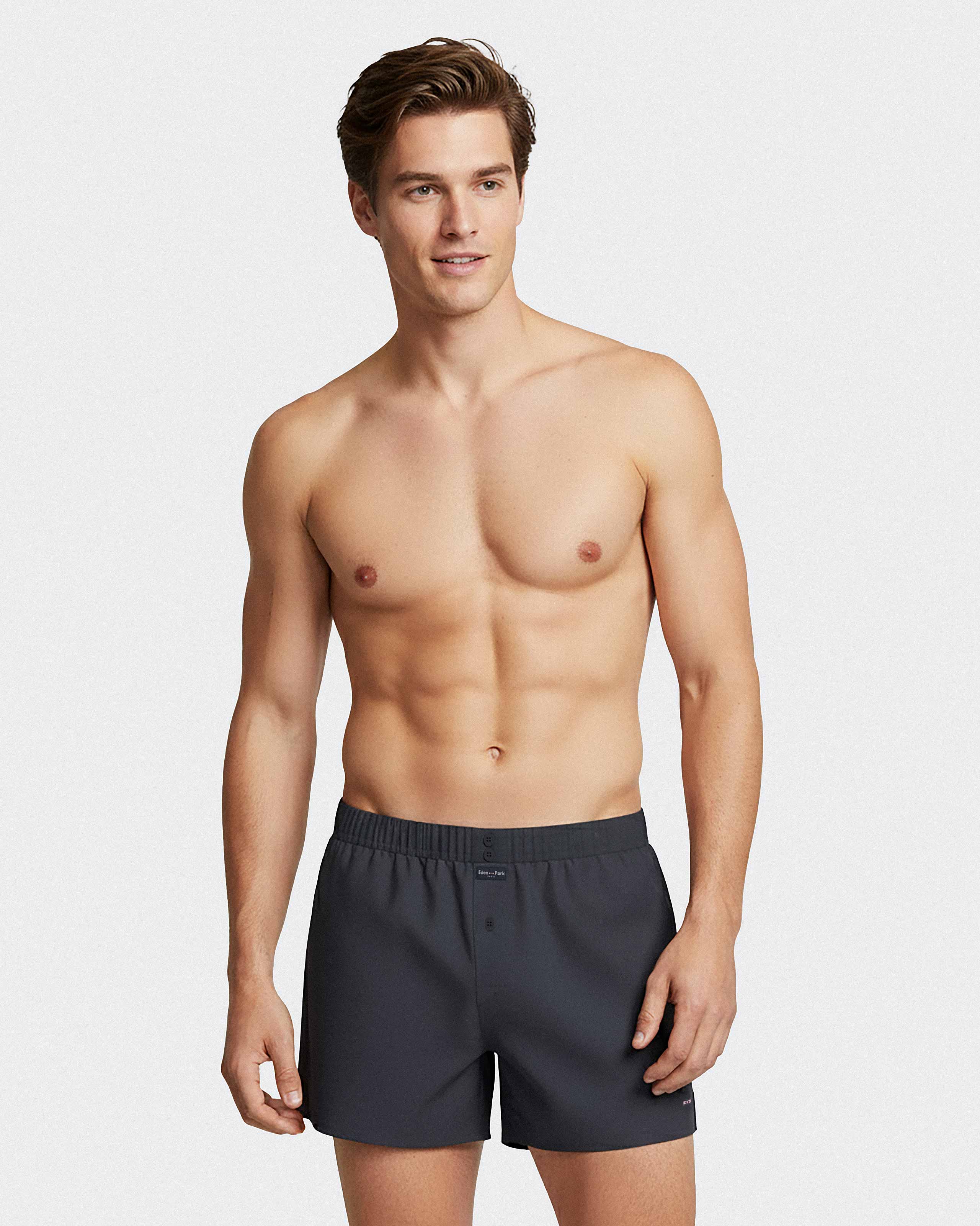 American Boxershort liso en algodón