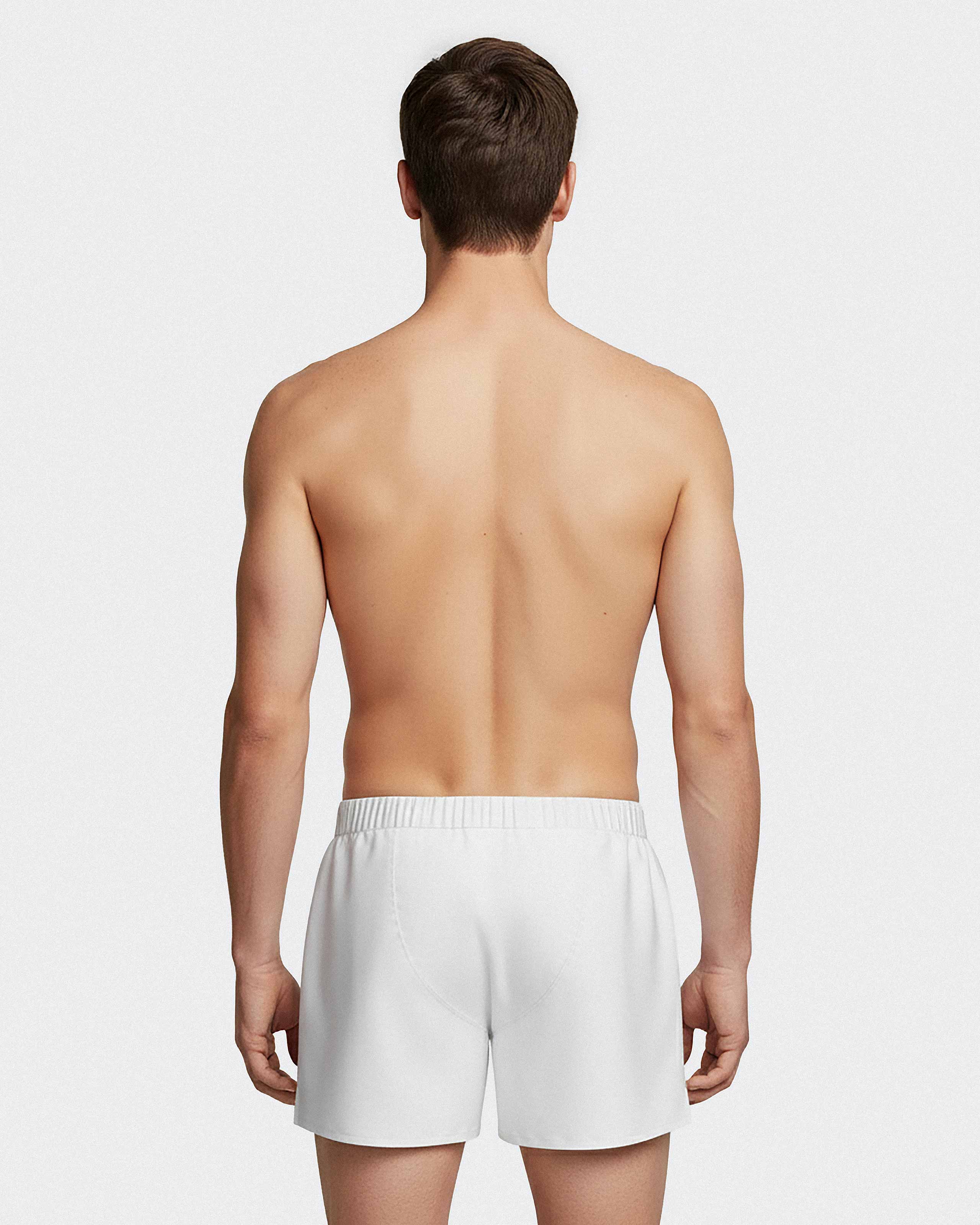 American Boxershort liso em algodão
