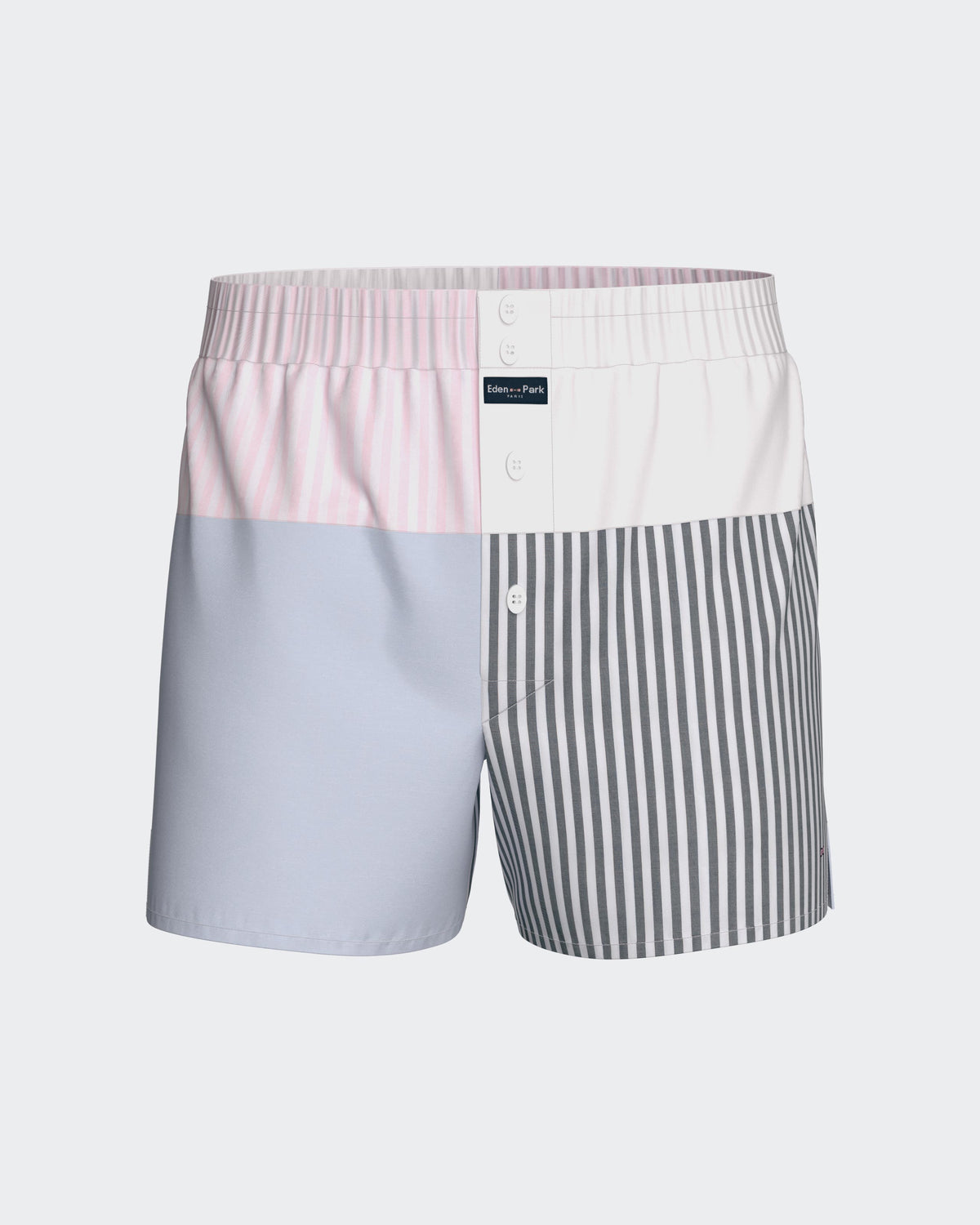 Colorblock boxer with button Eden Park