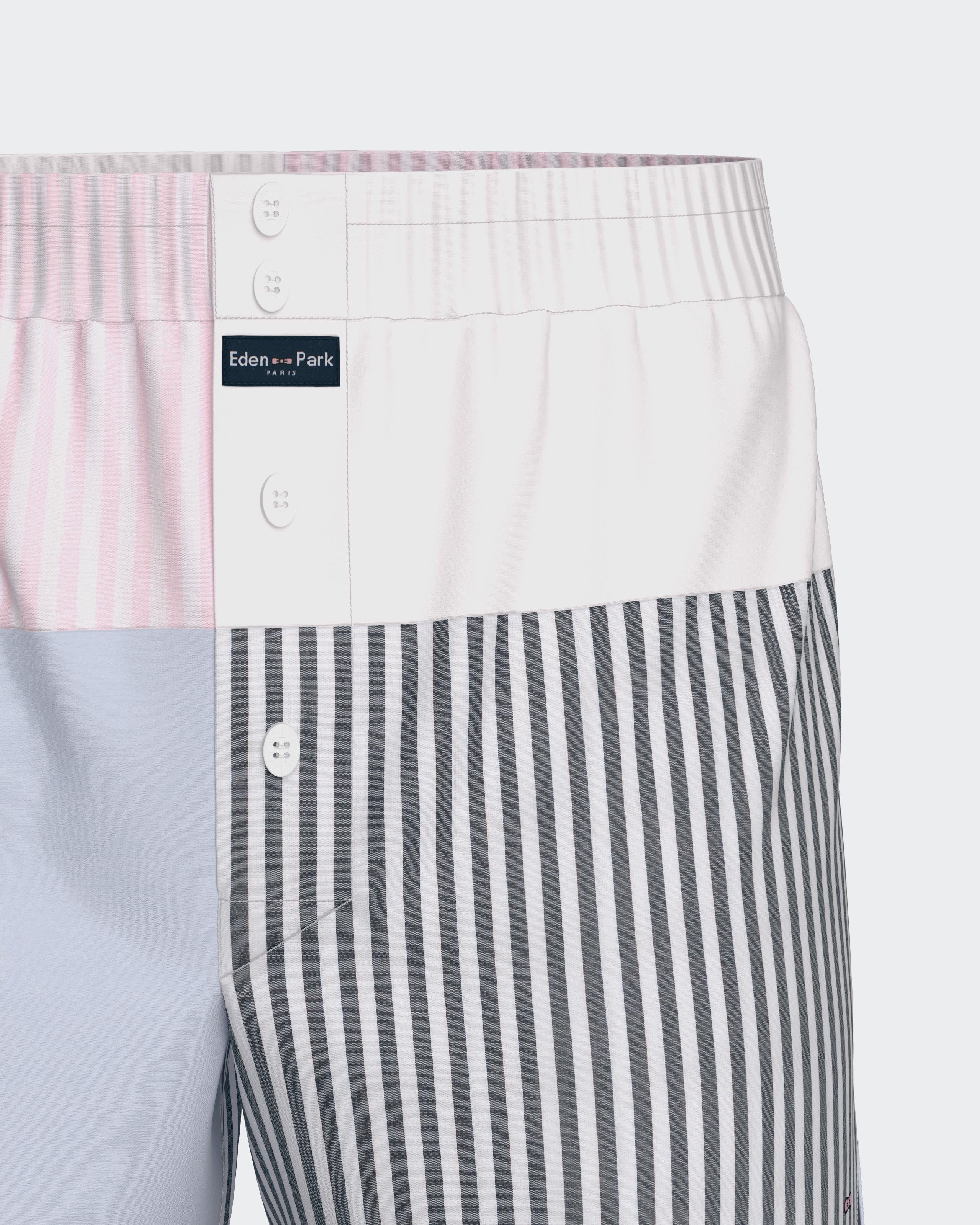 American Boxershort patchwork in cotton