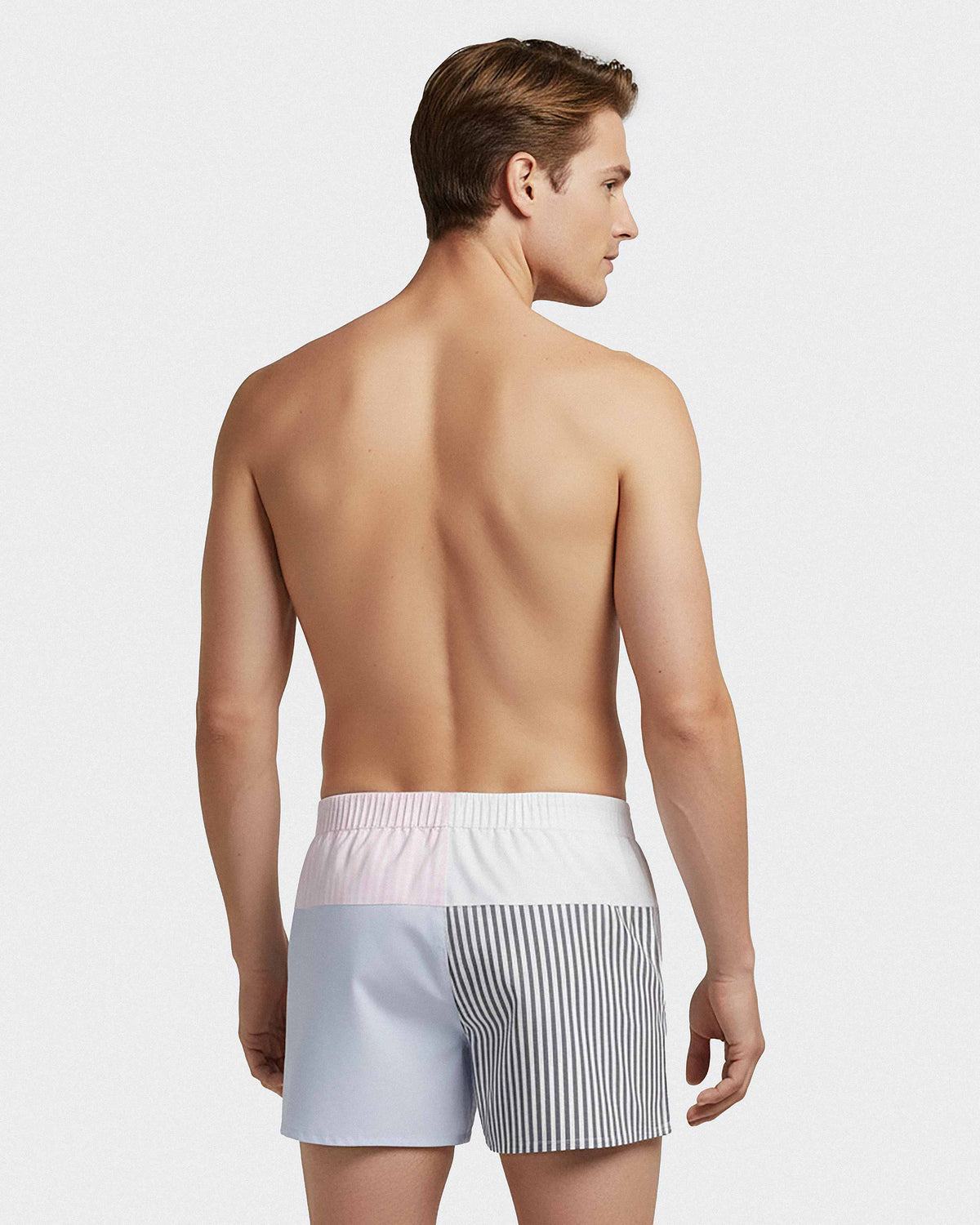 American Boxershort patchwork em algodão