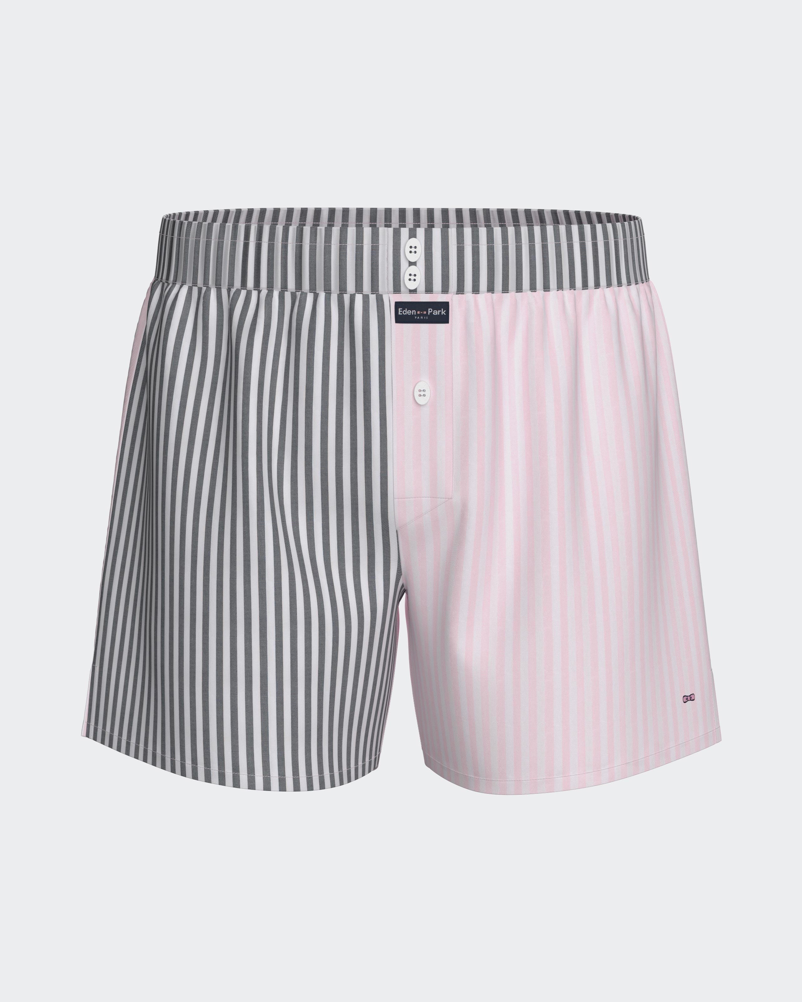 American Boxershort patchwork em algodão