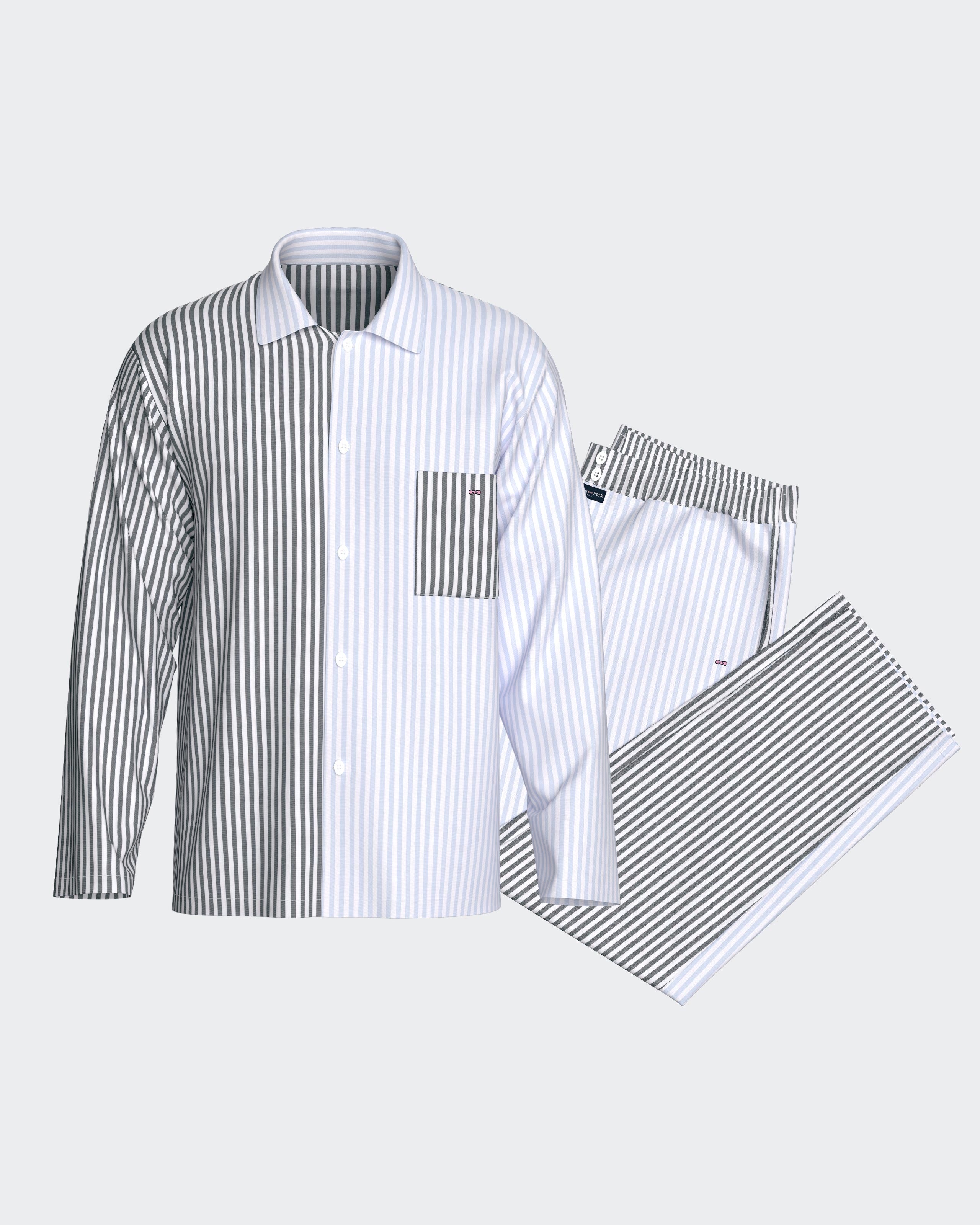 Pyjama en toile avec boutons