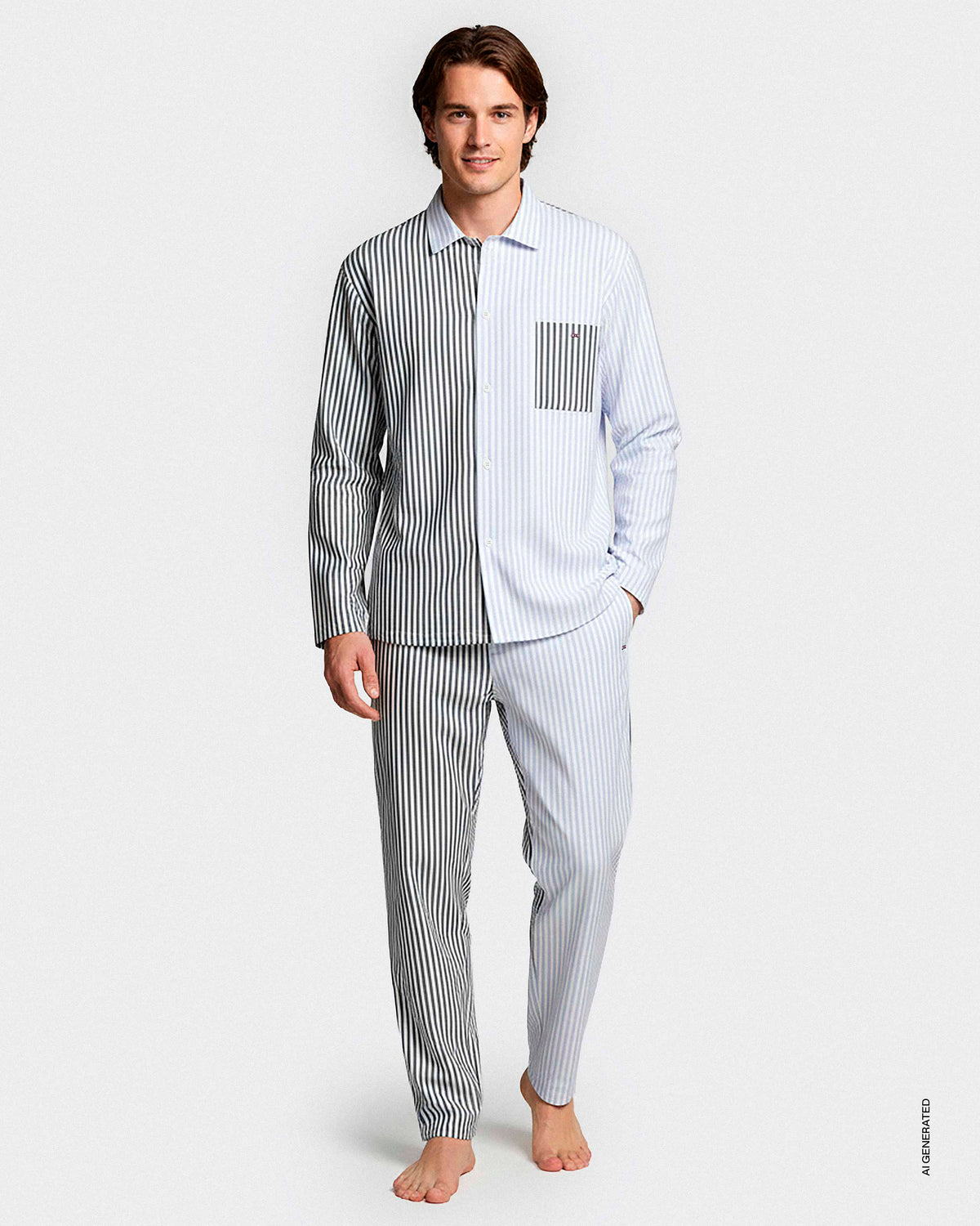 Long pyjama in canvas