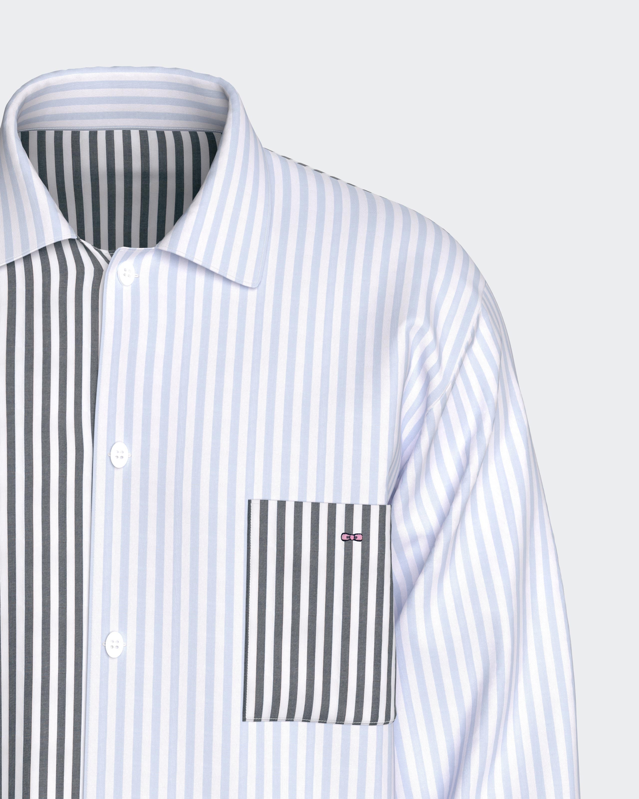 Canvas pyjama with buttons