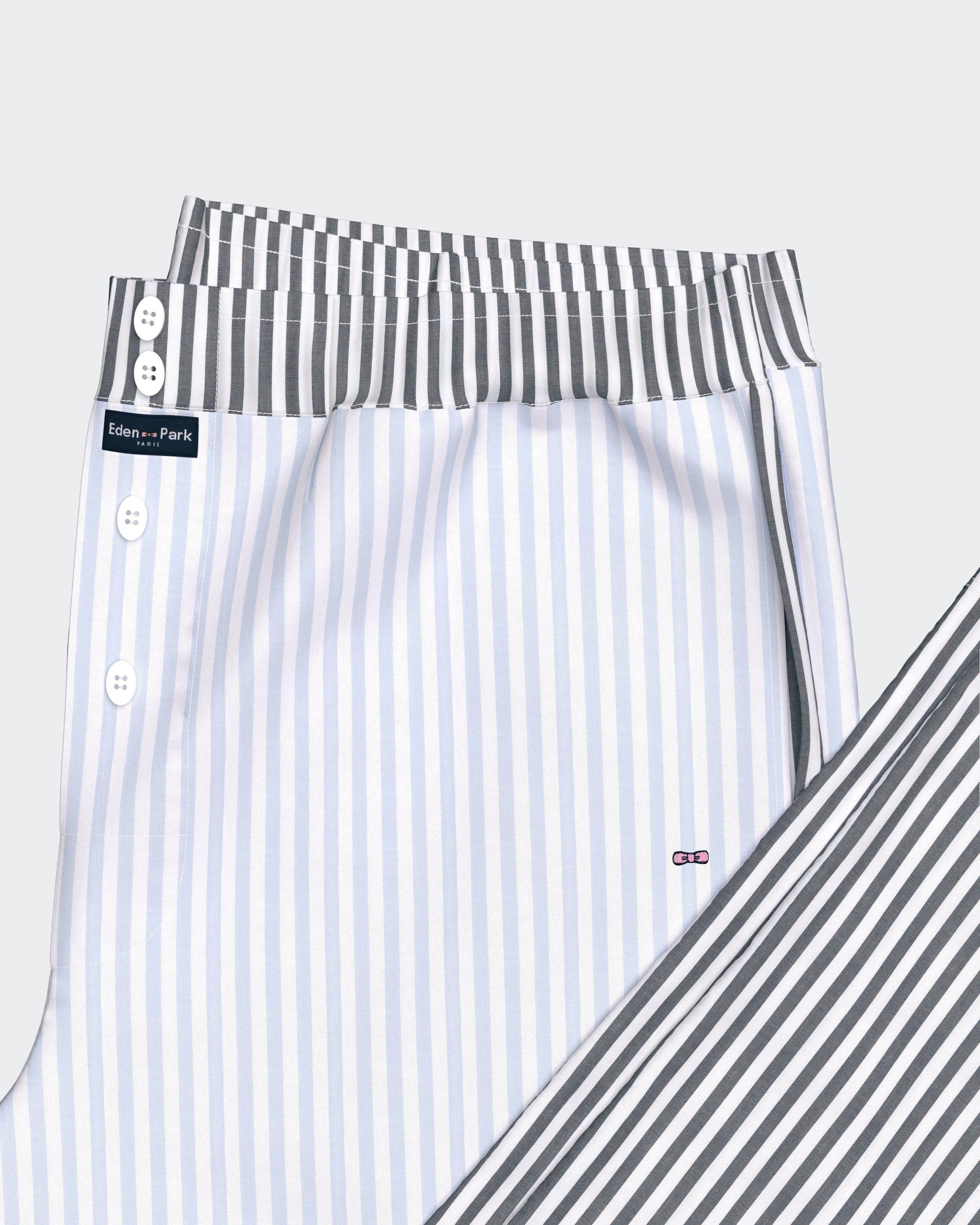Pyjama en toile avec boutons
