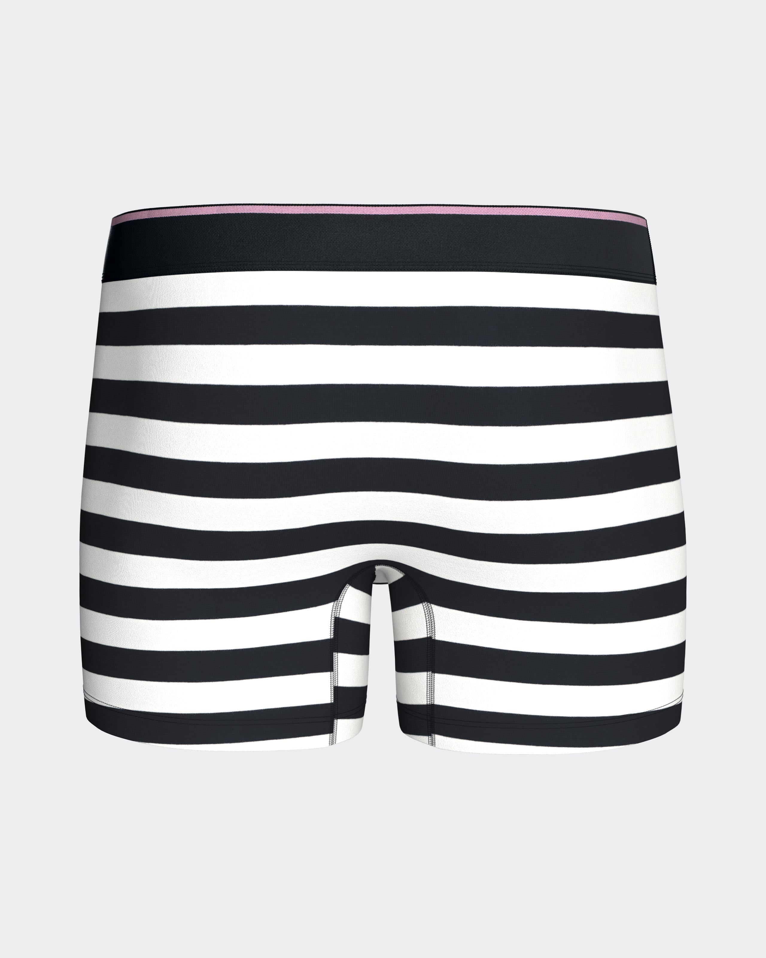 Striped boxer in cotton
