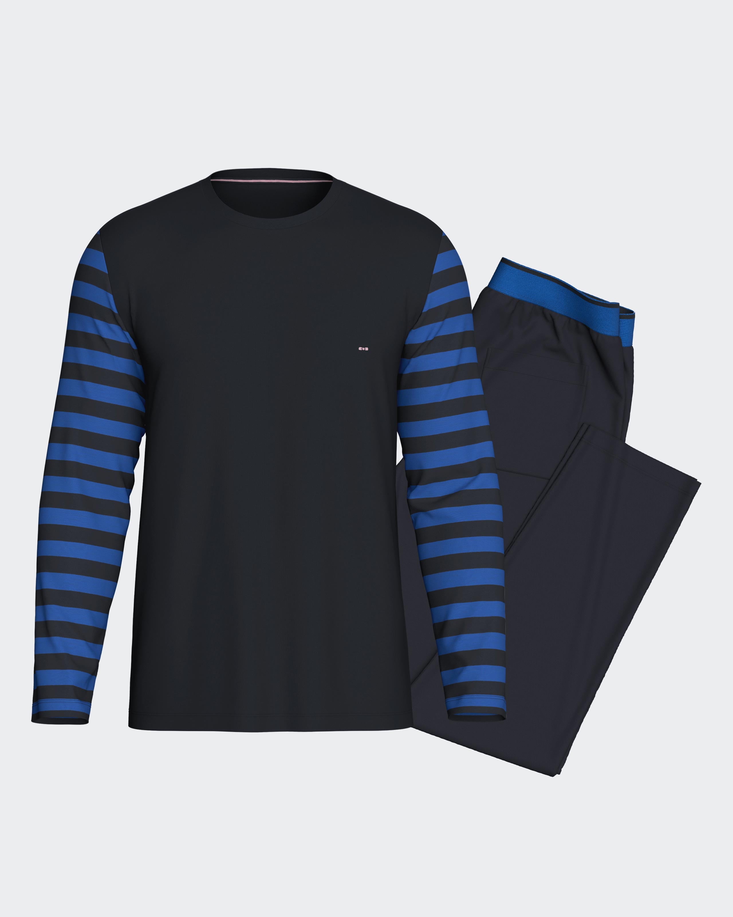 Striped pyjama in cotton