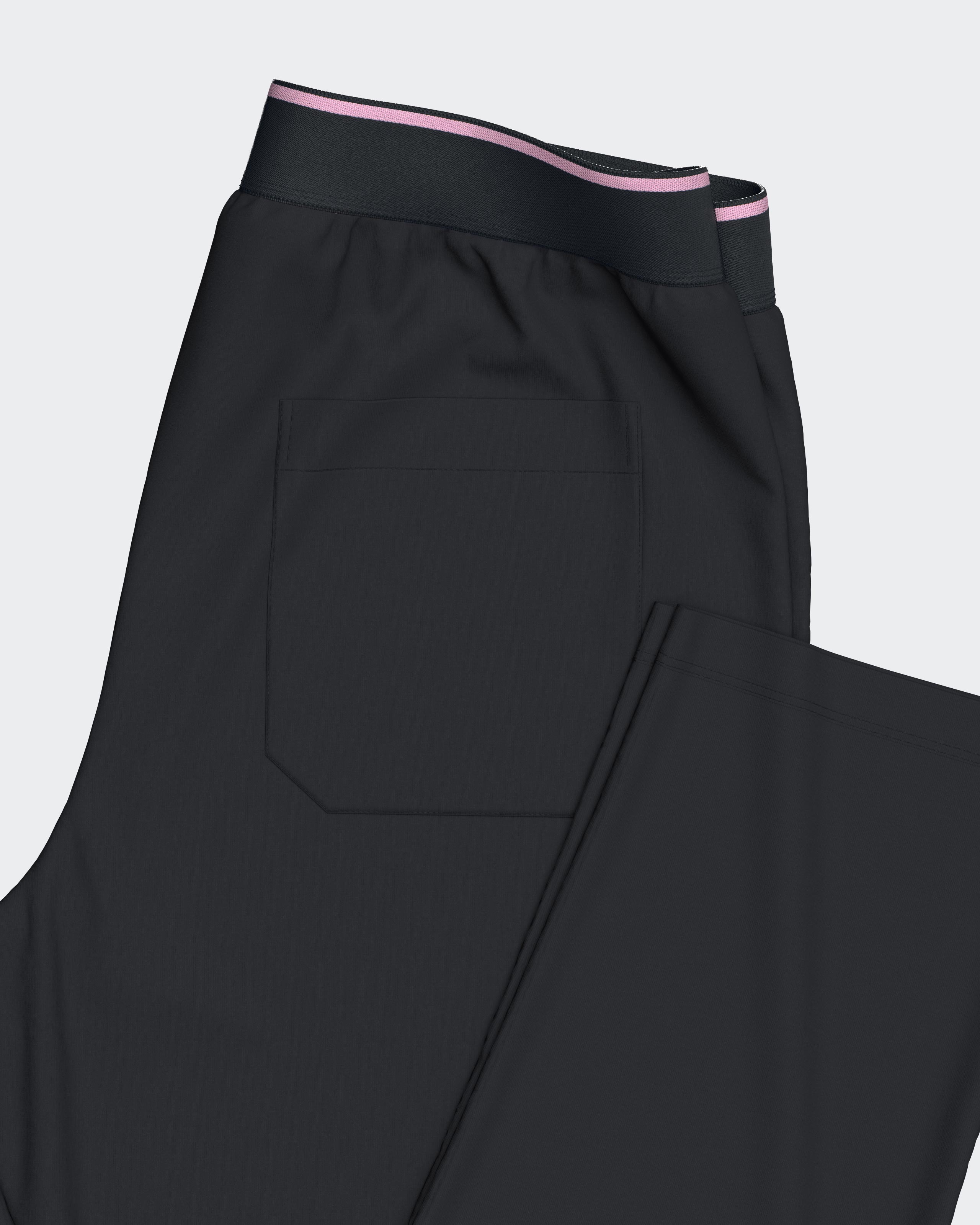 Pijama às riscas em Algodão