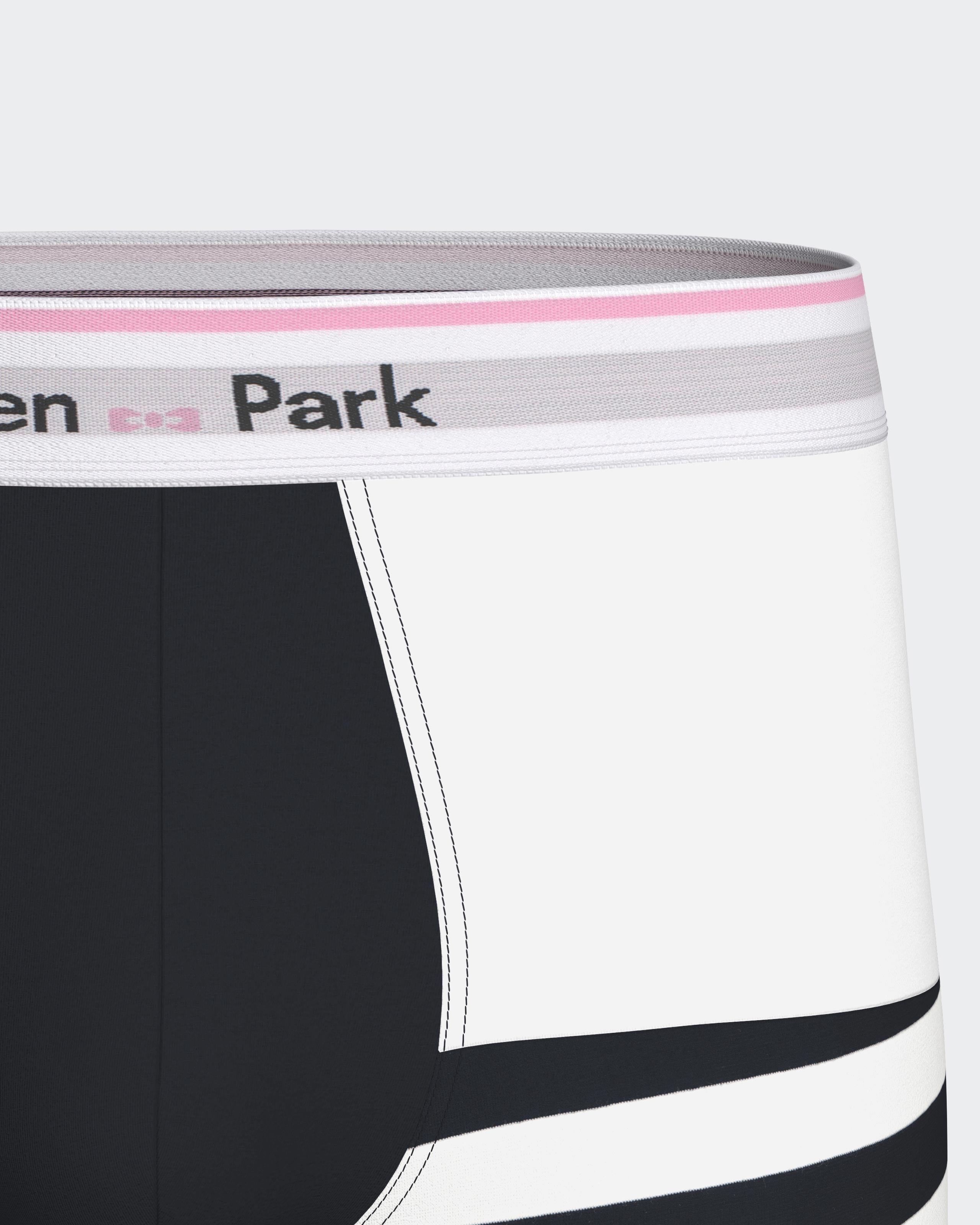 Boxer colorblock en coton