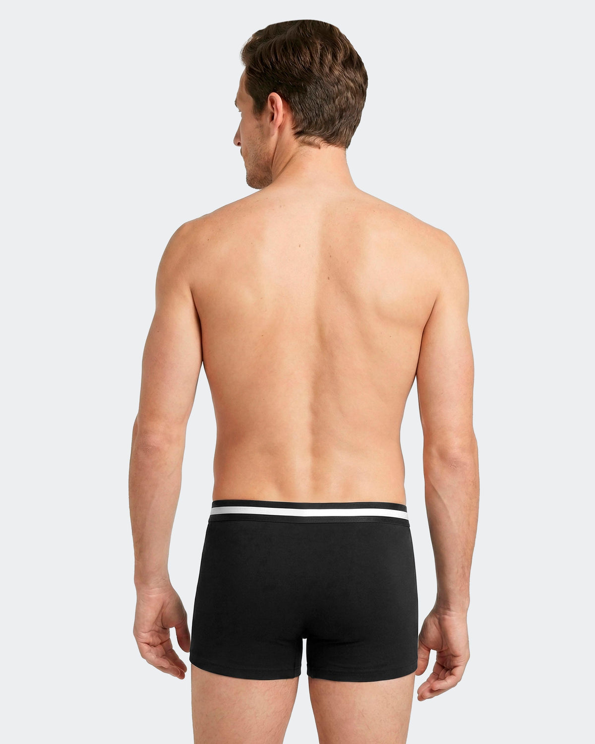 Pack of 2 plain boxers in Cotton