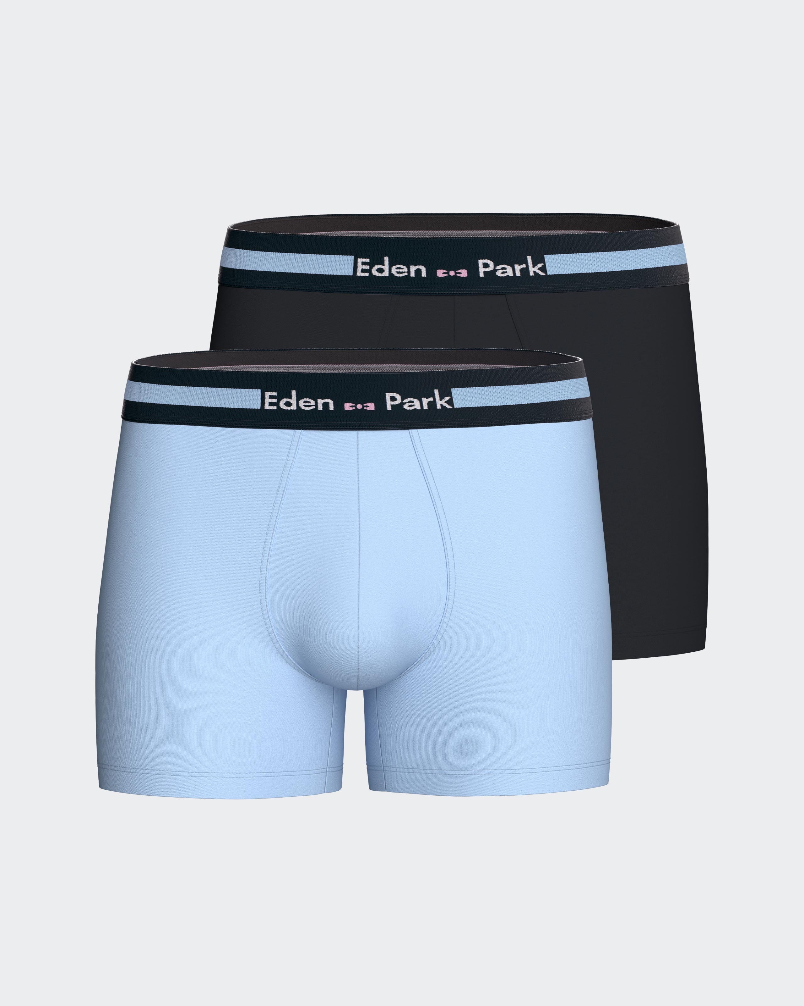 Pack 2 boxers lisos em Algodão