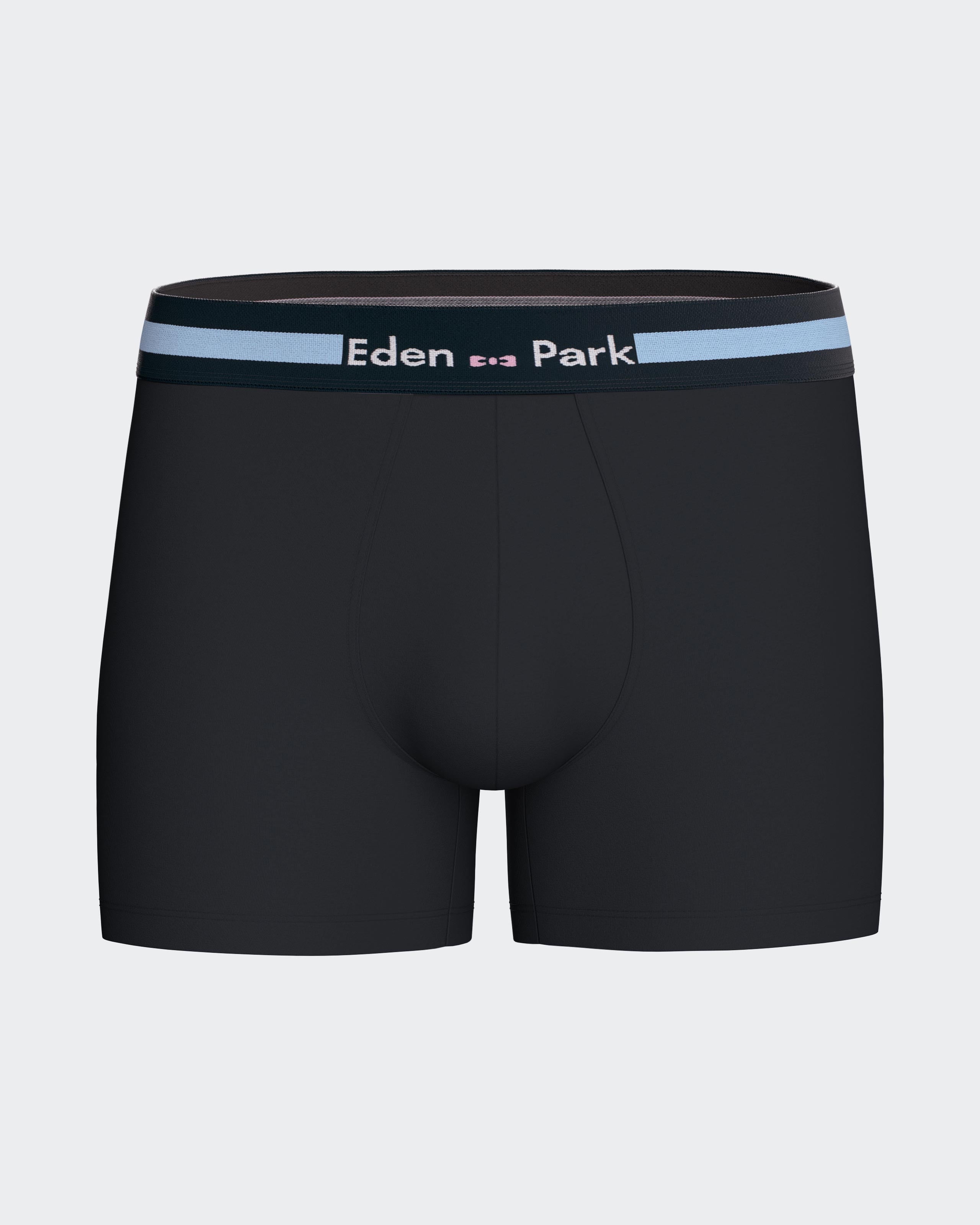 Pack 2 plain boxers in cotton