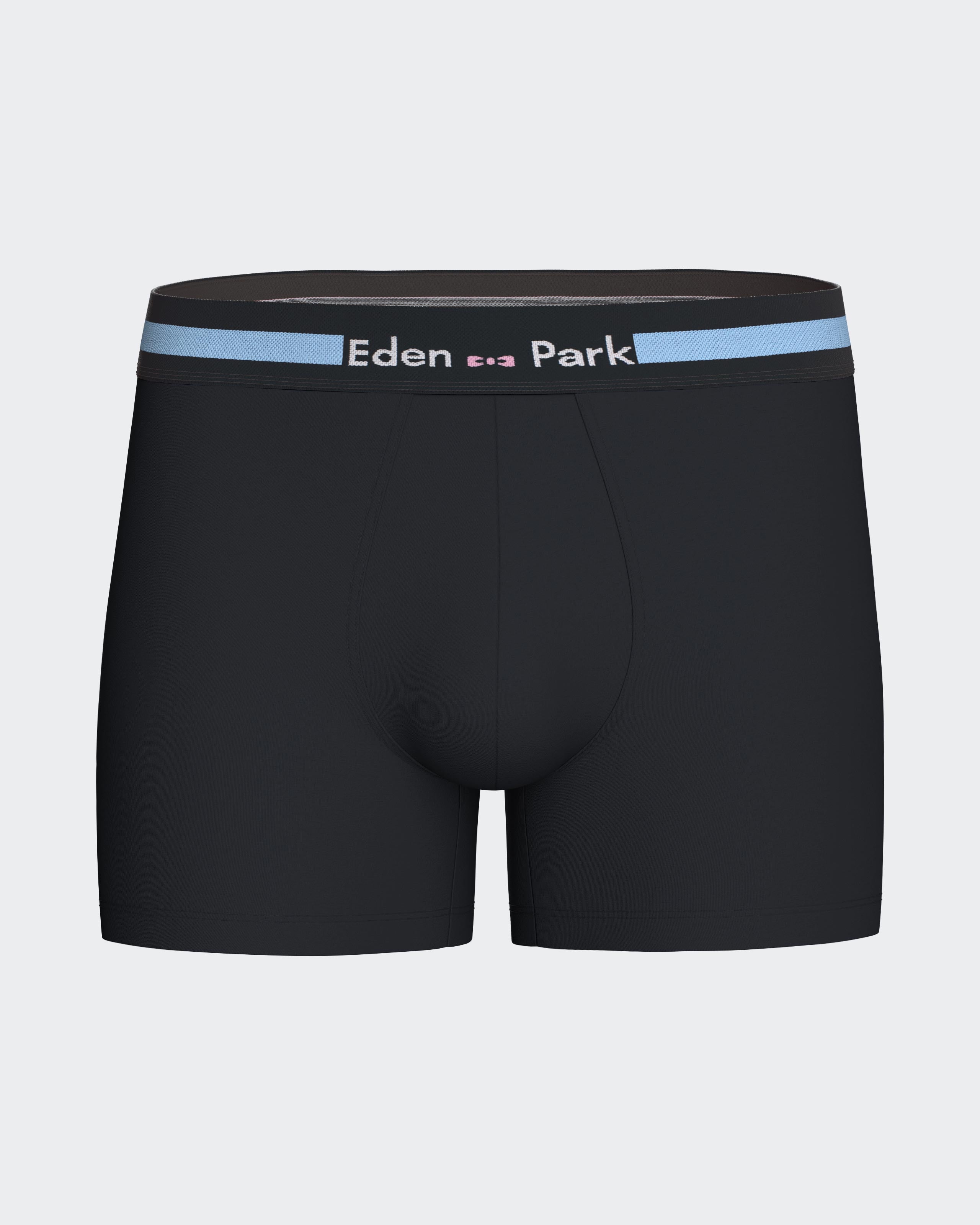 Pack 2 plain boxers in cotton