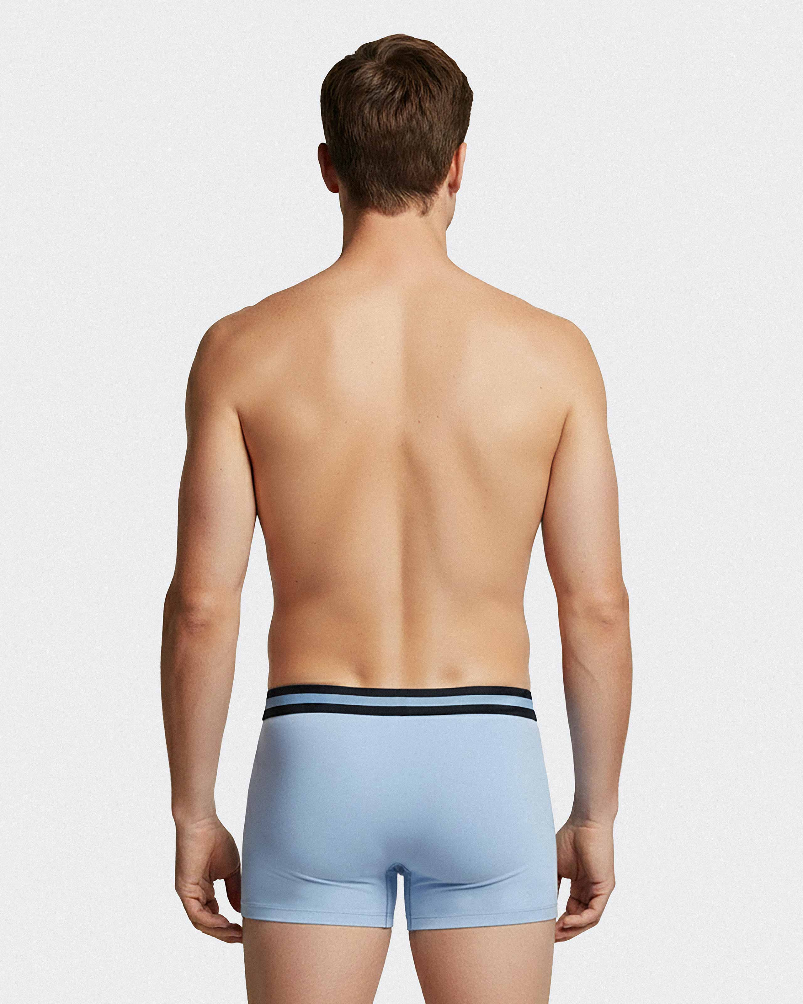Pack 2 boxers lisos em Algodão