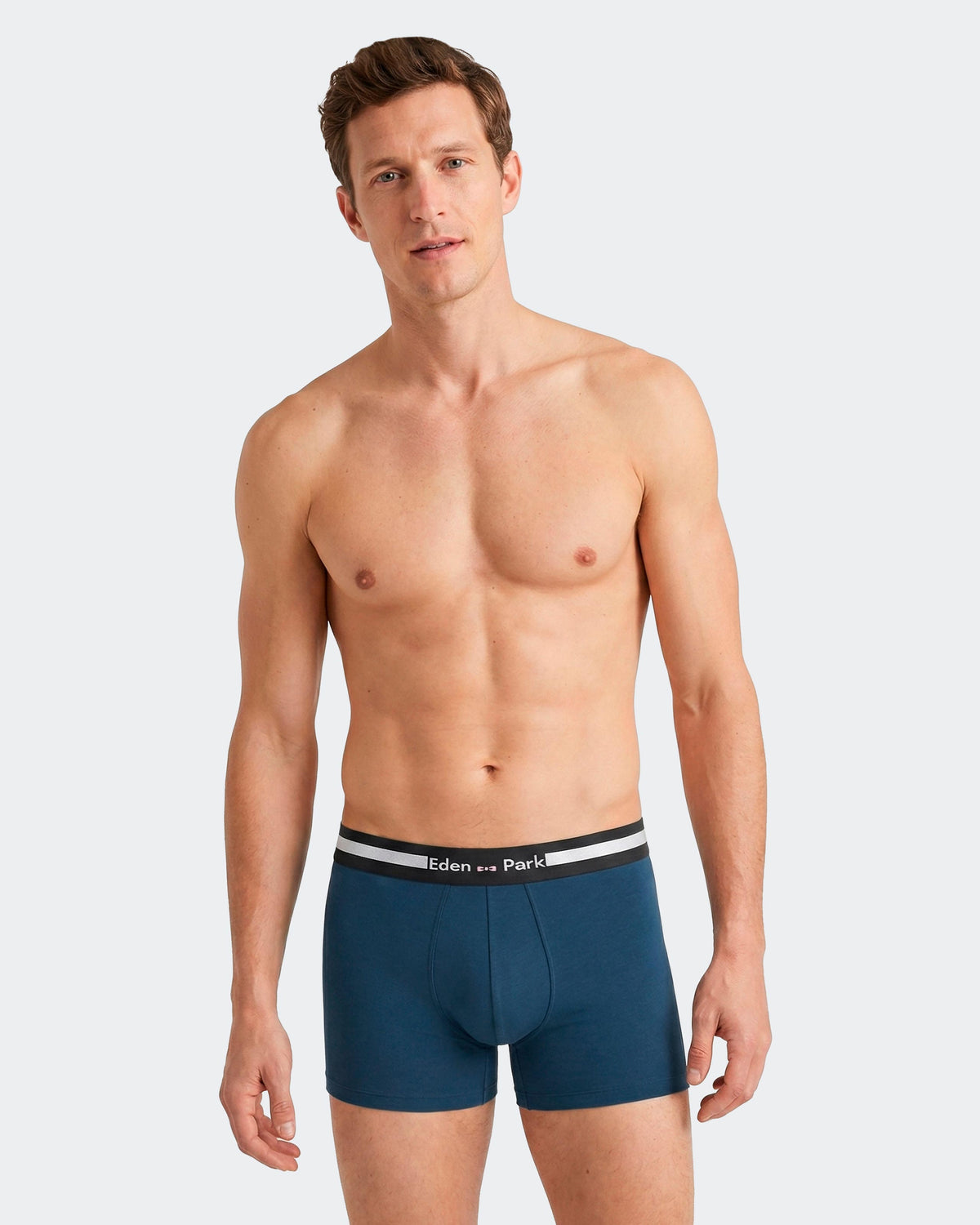 Pack of 2 plain boxers in Cotton