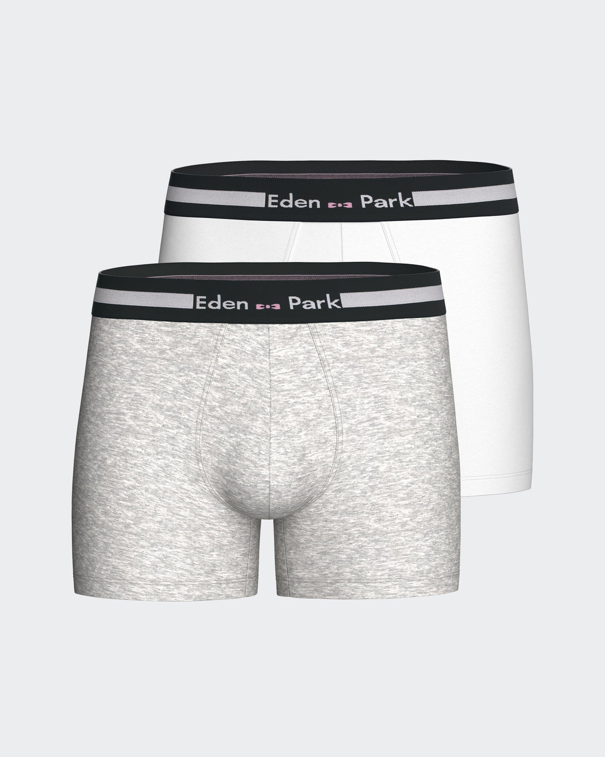 Pack 2 boxers lisos em Algodão