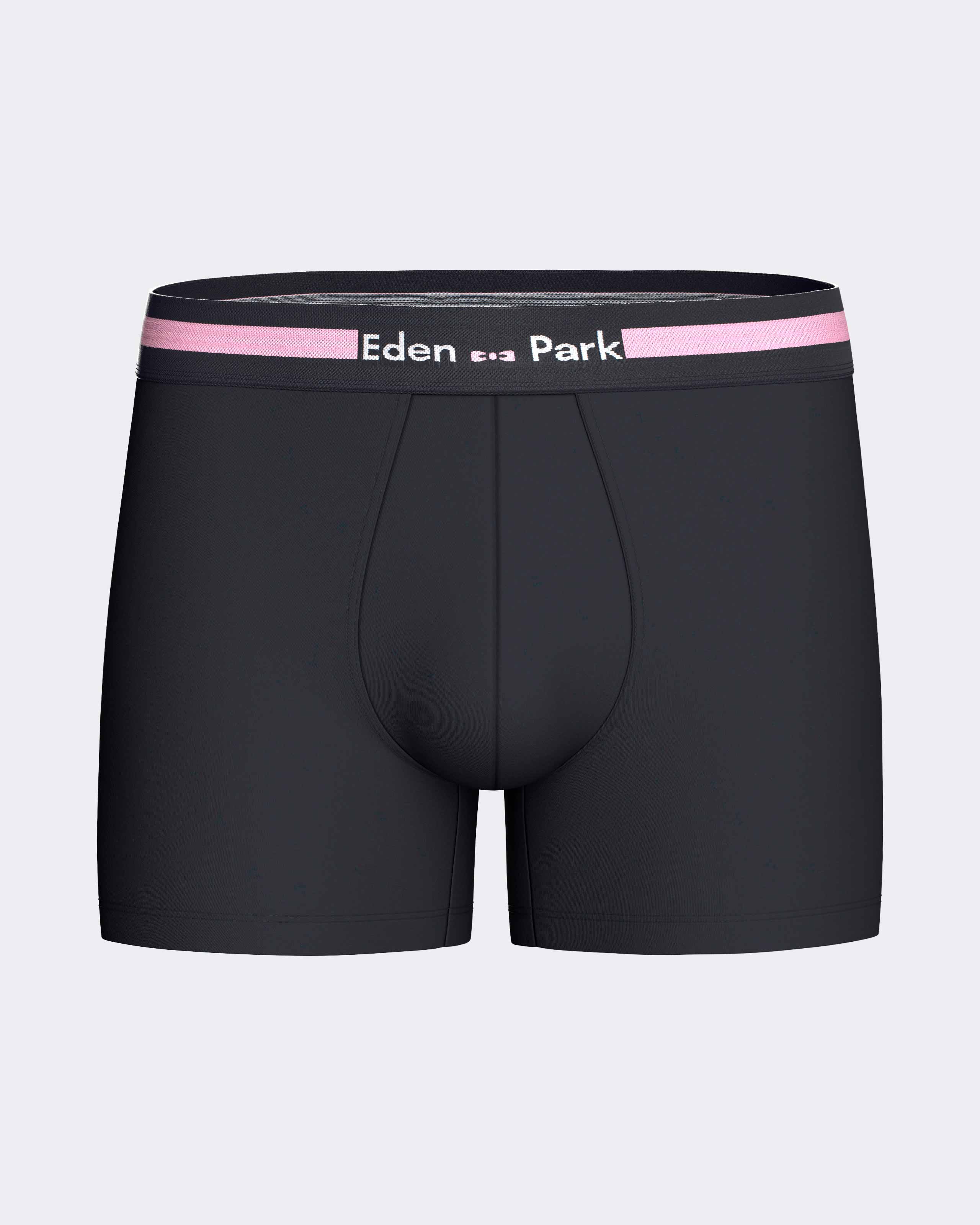 Pack 2 plain boxers in cotton