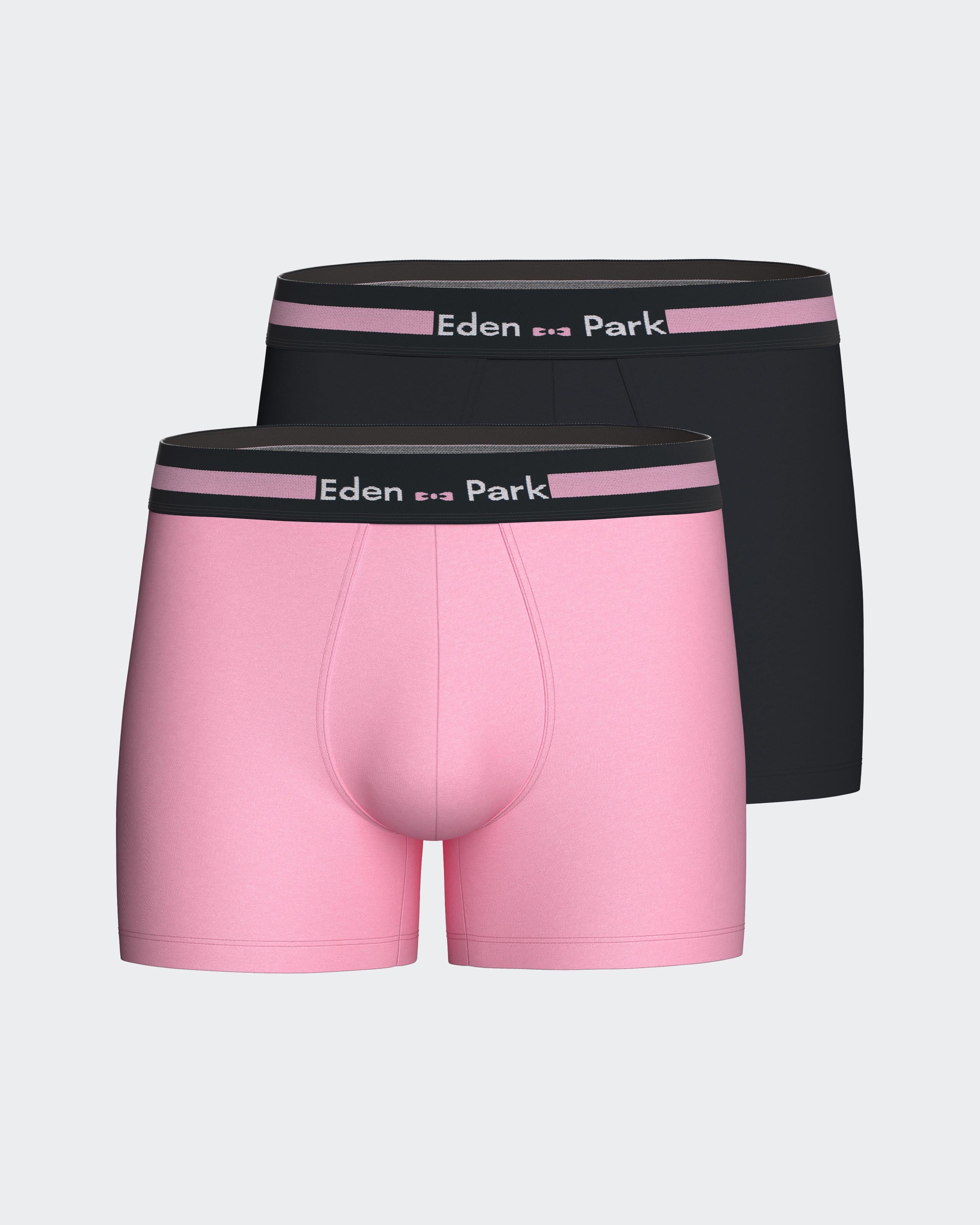 Pack 2 boxers lisos en algodón