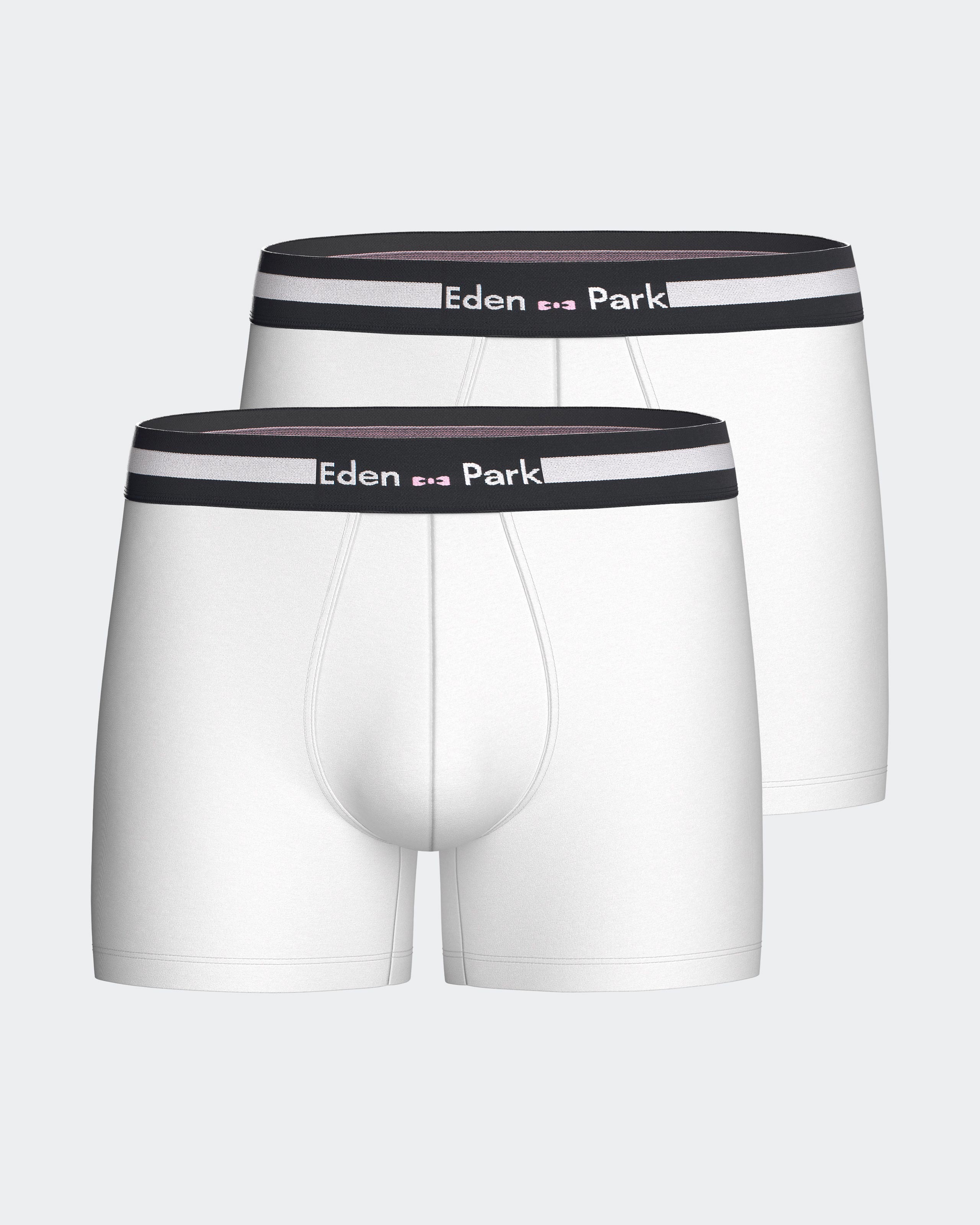 Pack 2 boxers lisos em Algodão