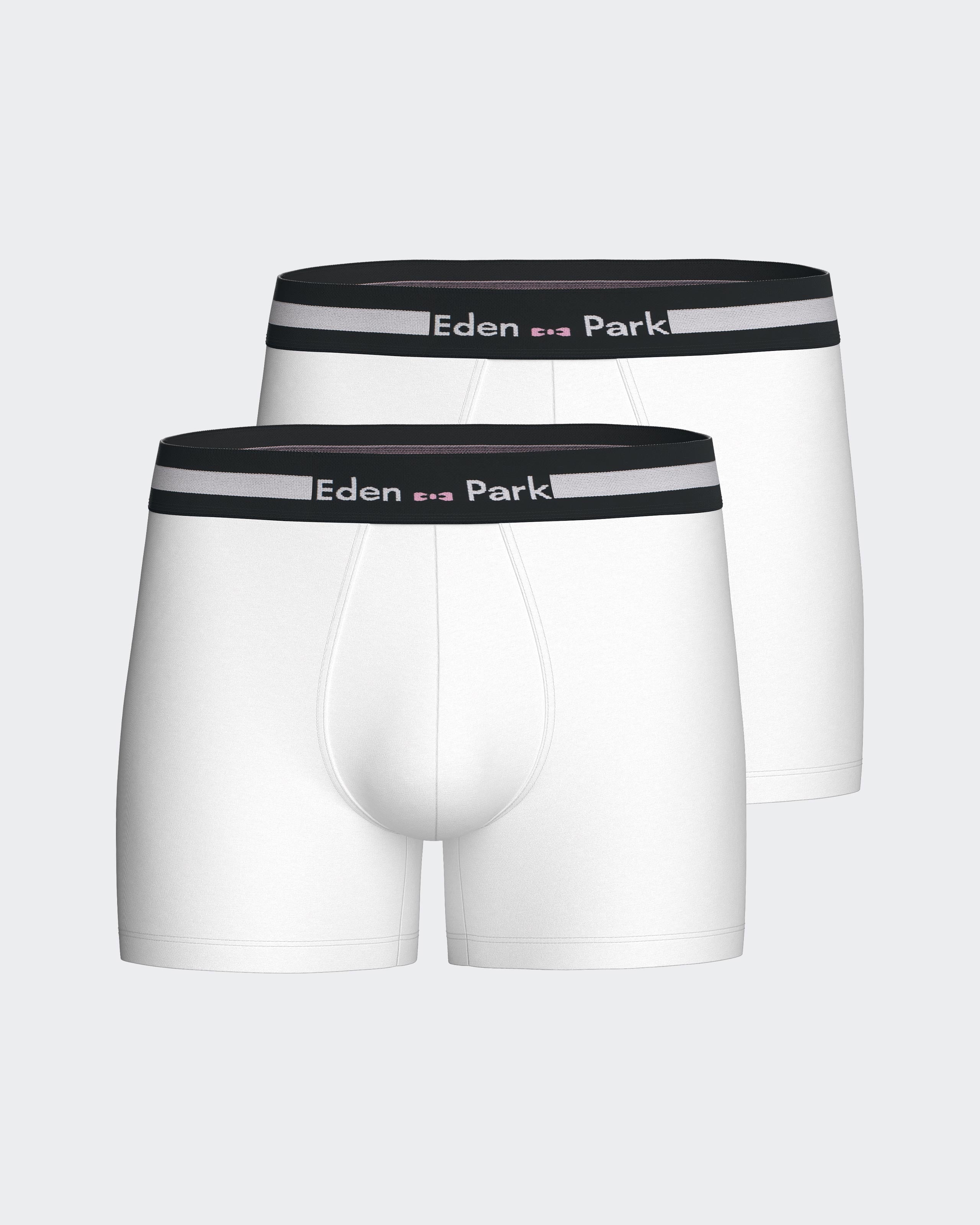 Pack 2 boxers lisos en algodón