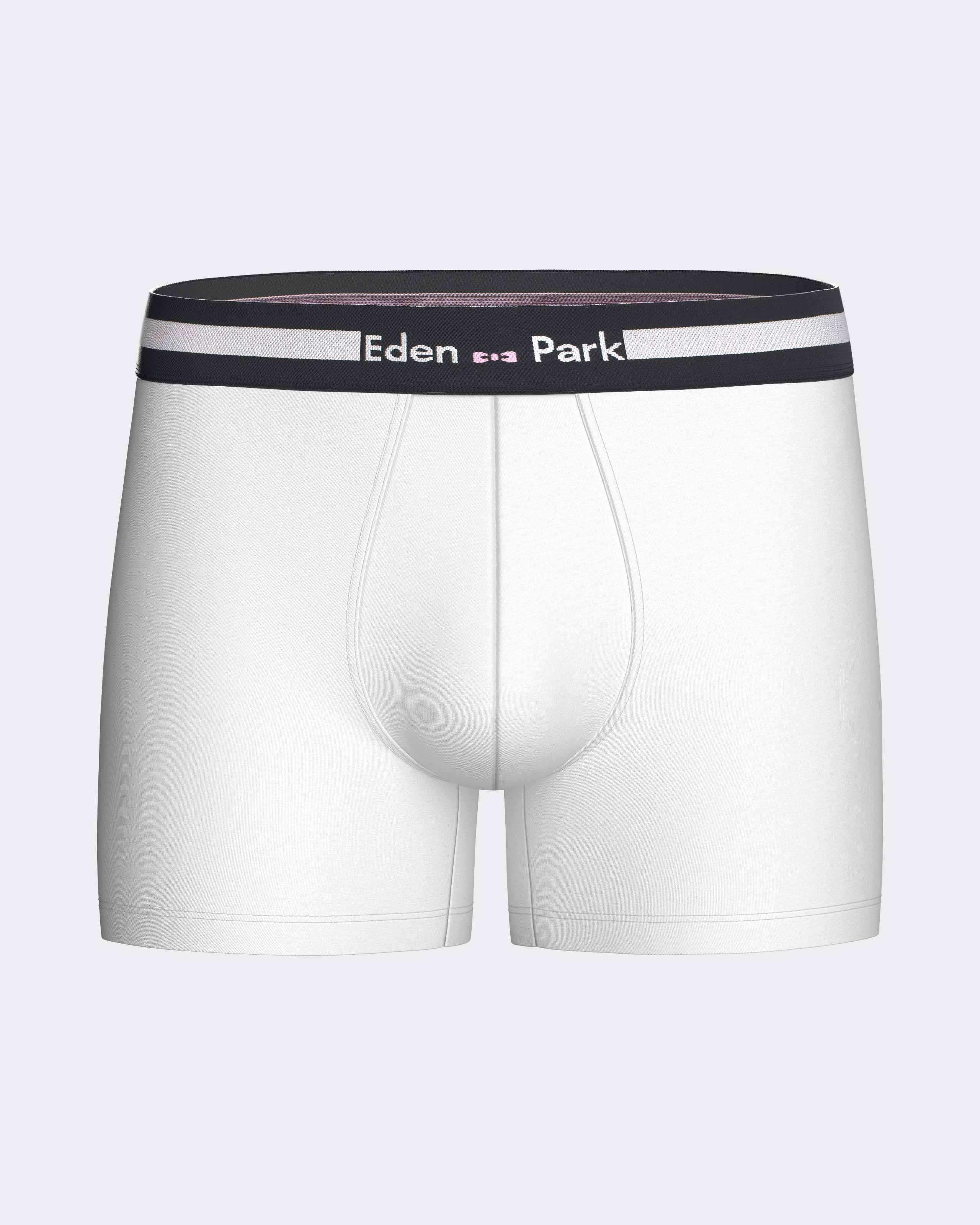 Pack 2 plain boxers in cotton