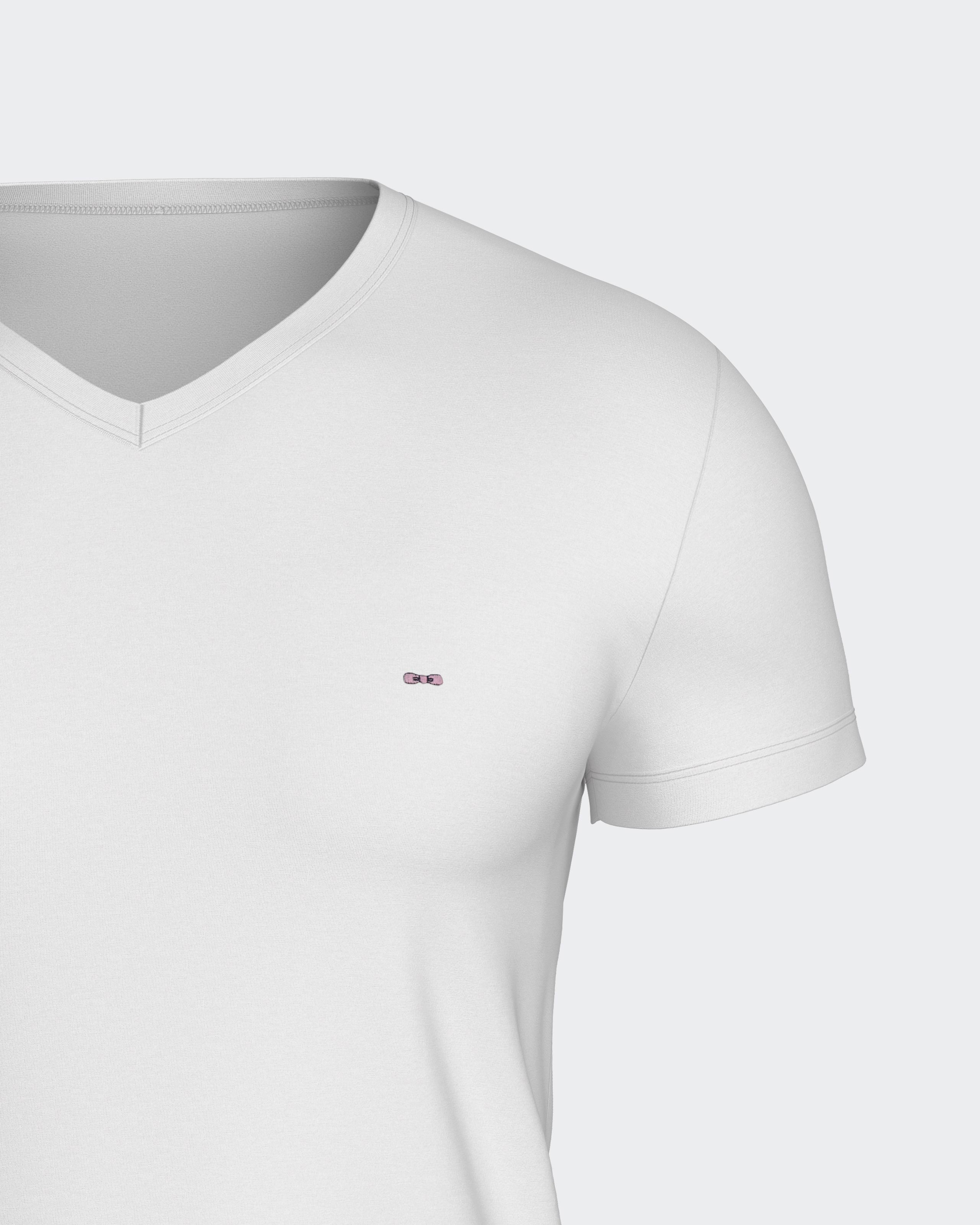 Pack 2 t-shirts lisas em Algodão