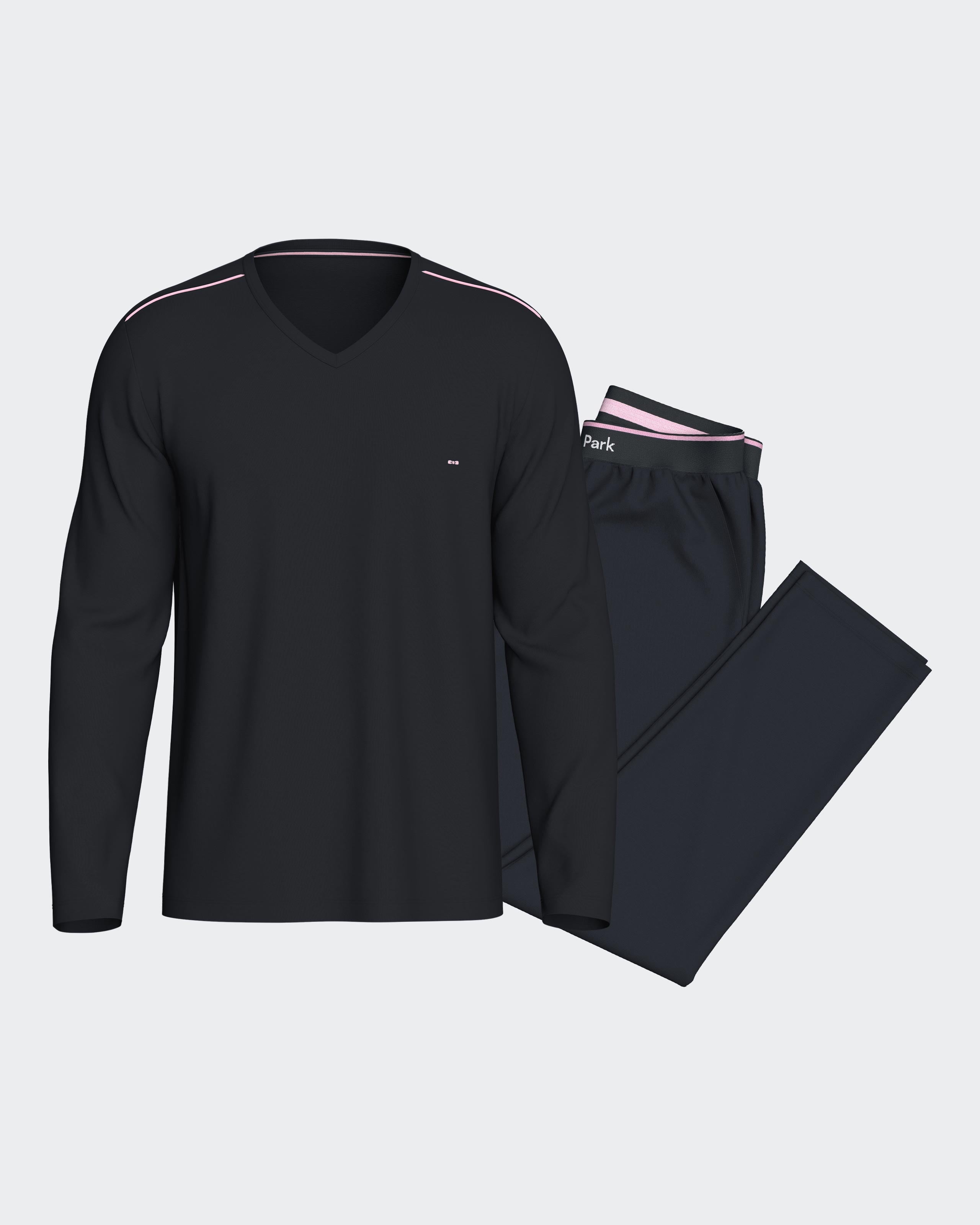 Pijama comprido em Algodão