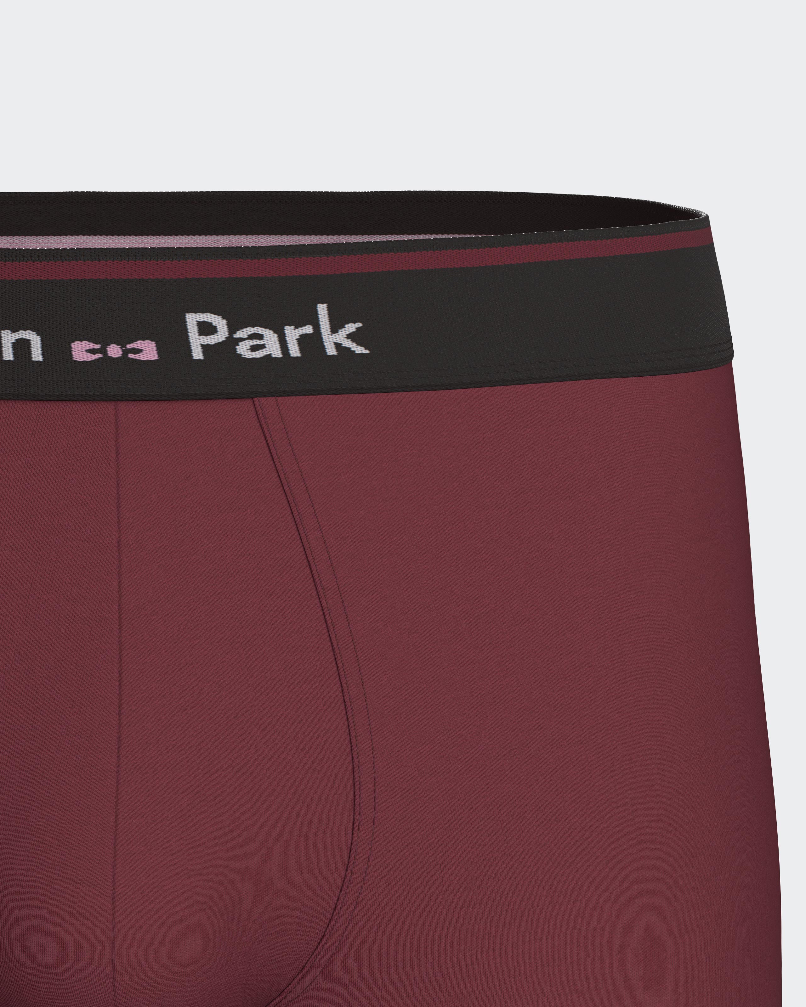 Pack 2 plain boxers in cotton