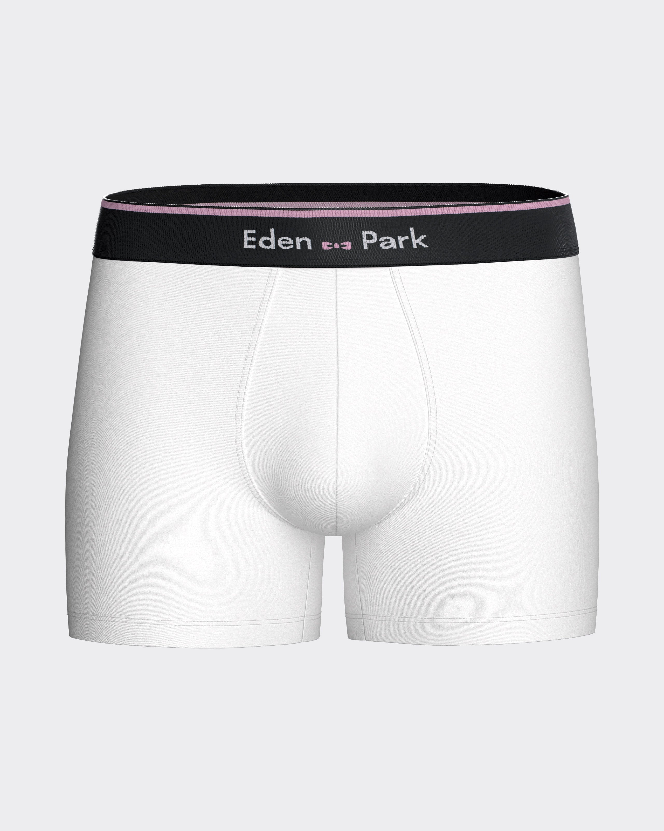 Pack of 3 plain Boxers Eden Park