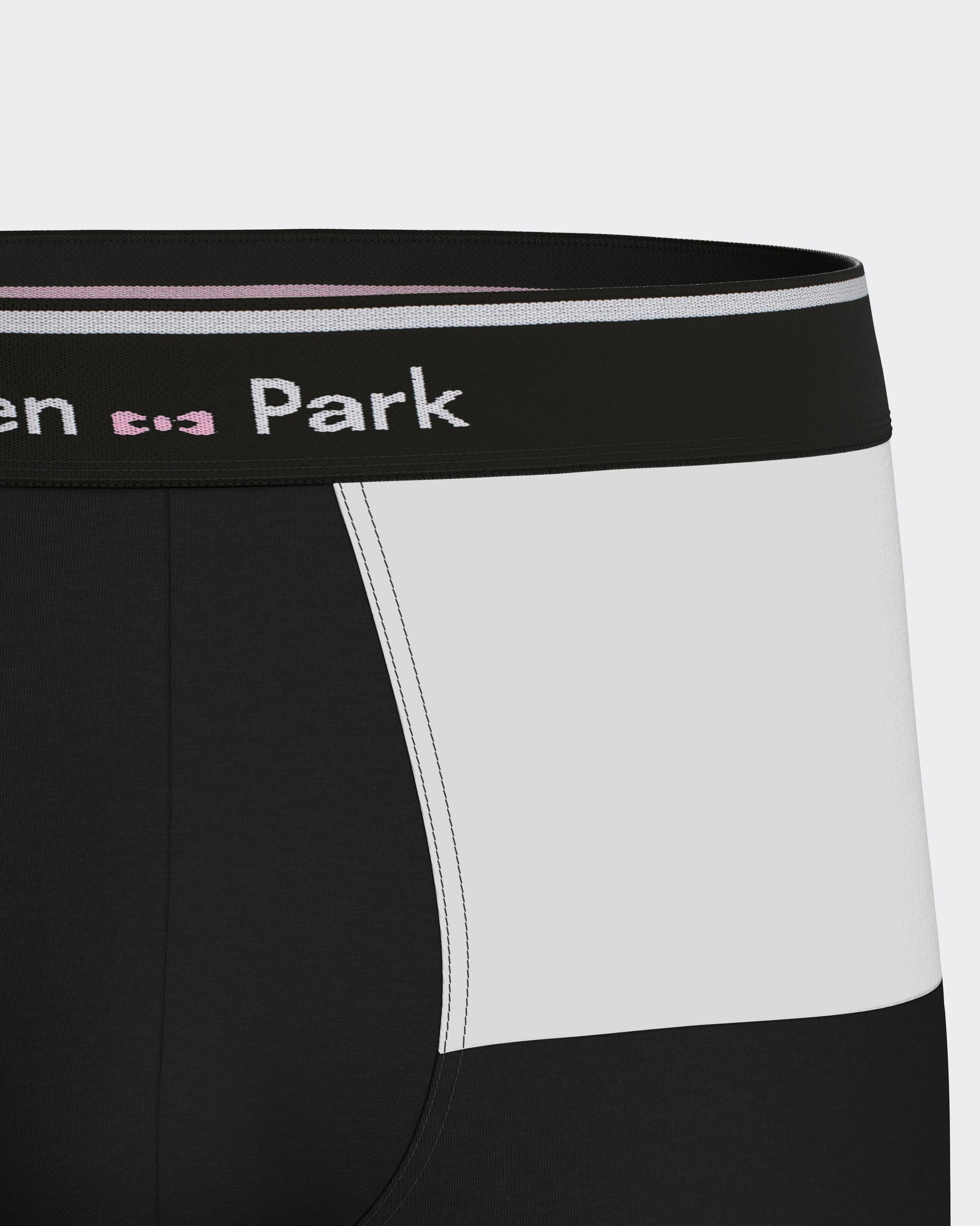 Boxer colorblock en coton